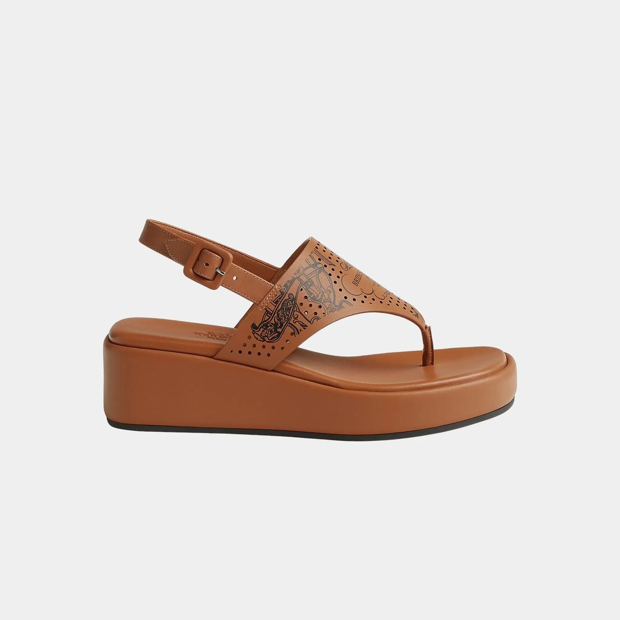 Karima Sandals in Printed Cafskin