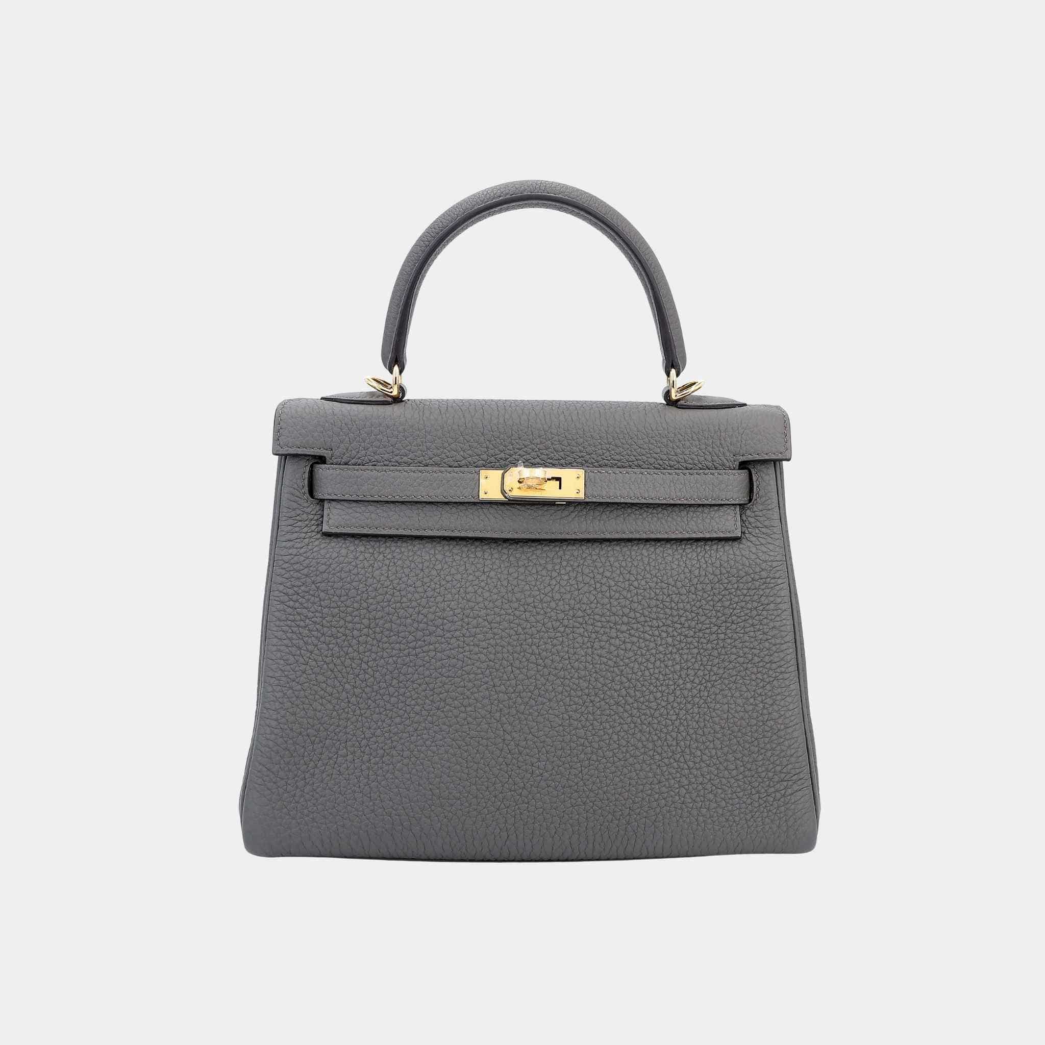 Kelly 25 Togo Etain GHW