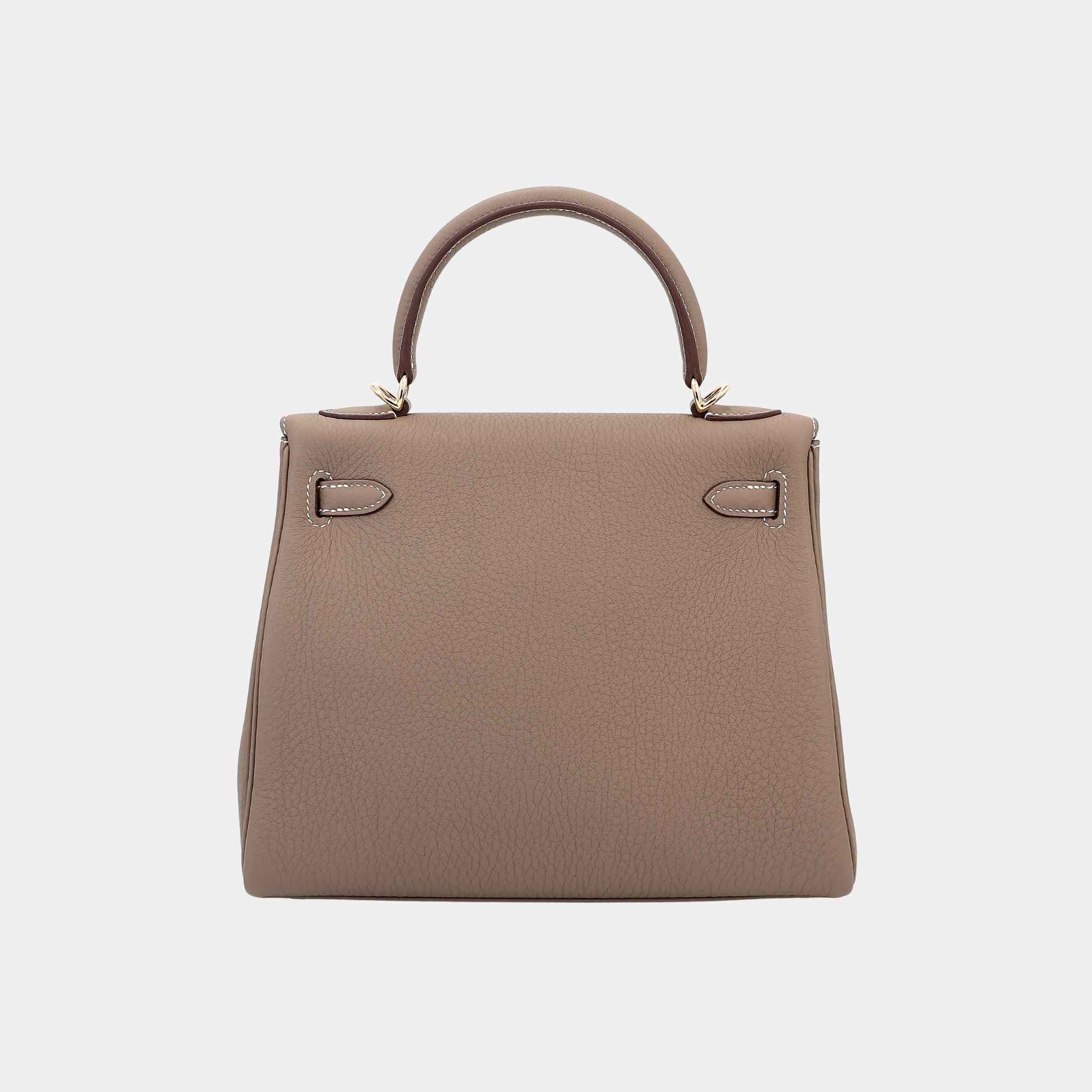 Kelly 25 Togo Etoupe GHW