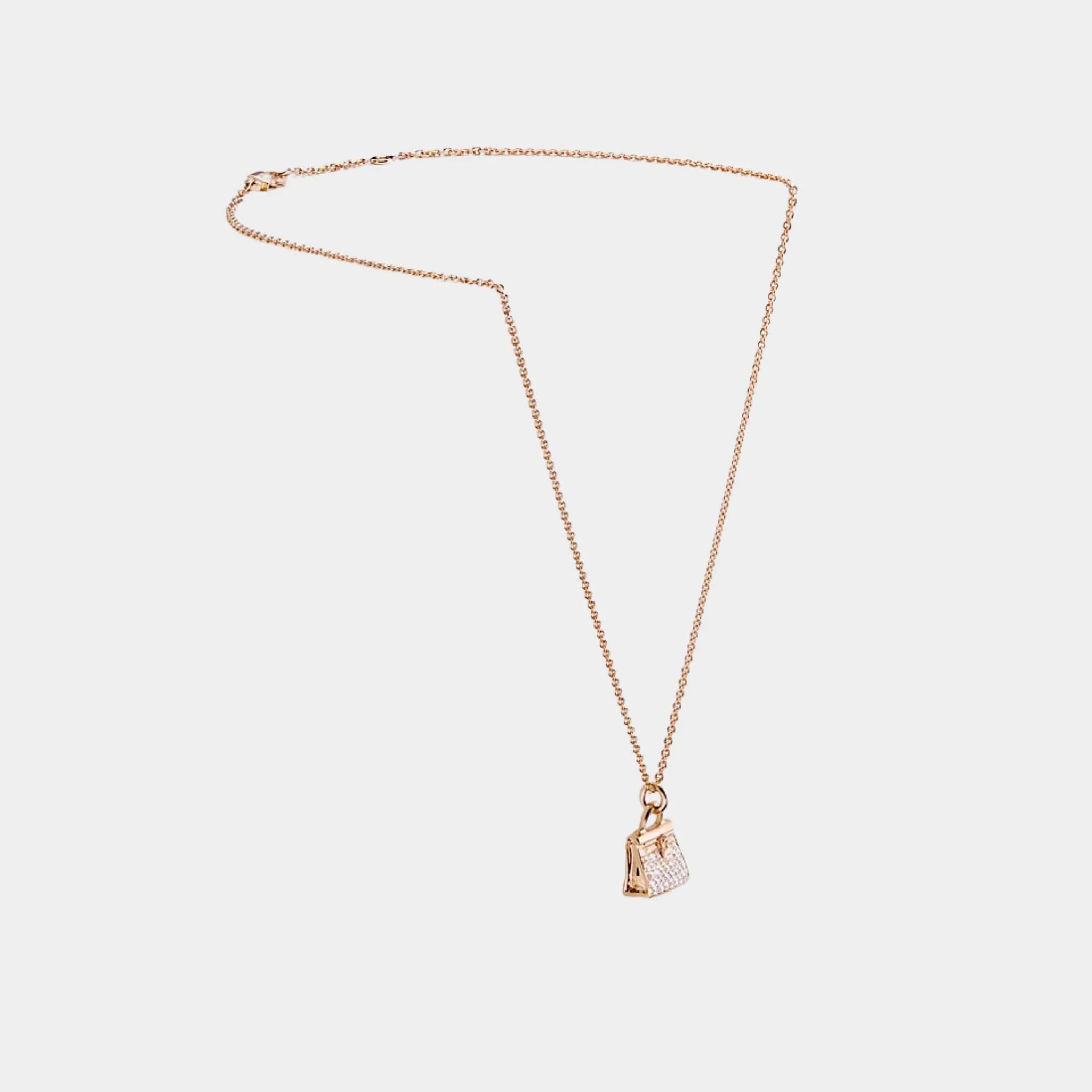 Kelly Amulets Pendant Rose Gold - Diamonds