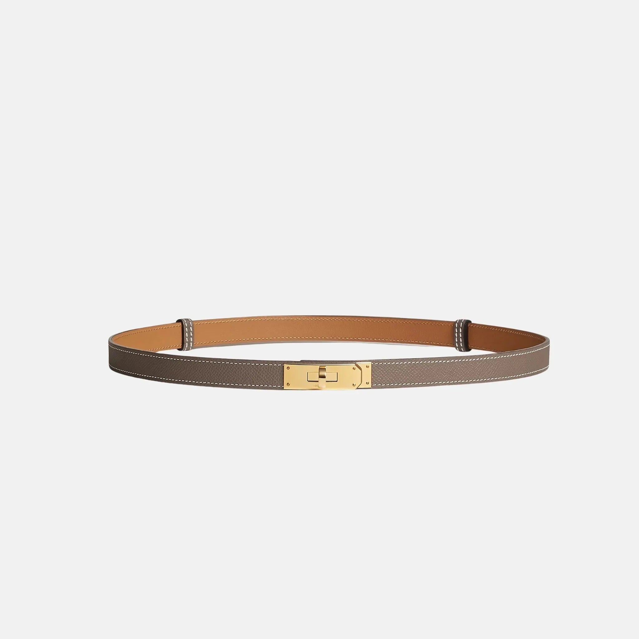 Kelly Belt 18 Epsom Calfskin in Yellow Gold