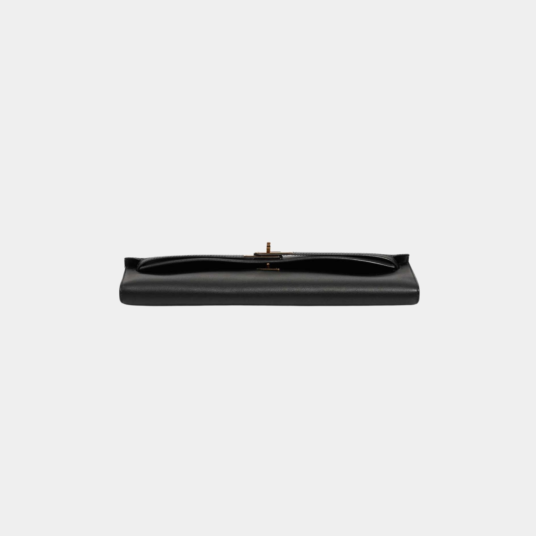 Kelly Cut Clutch Swift Black GHW