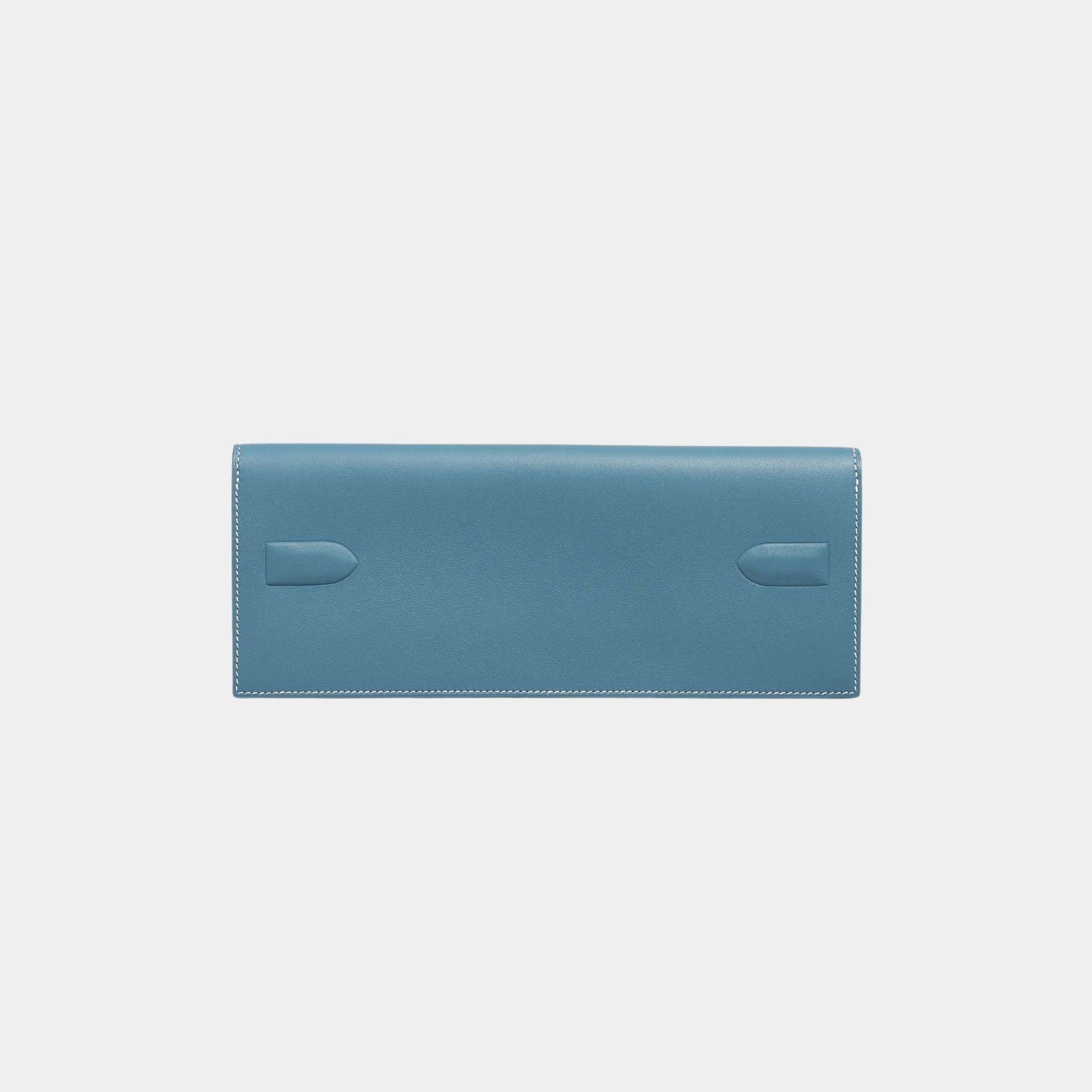 Kelly Cut Shadow Clutch Swift Bleu Jean