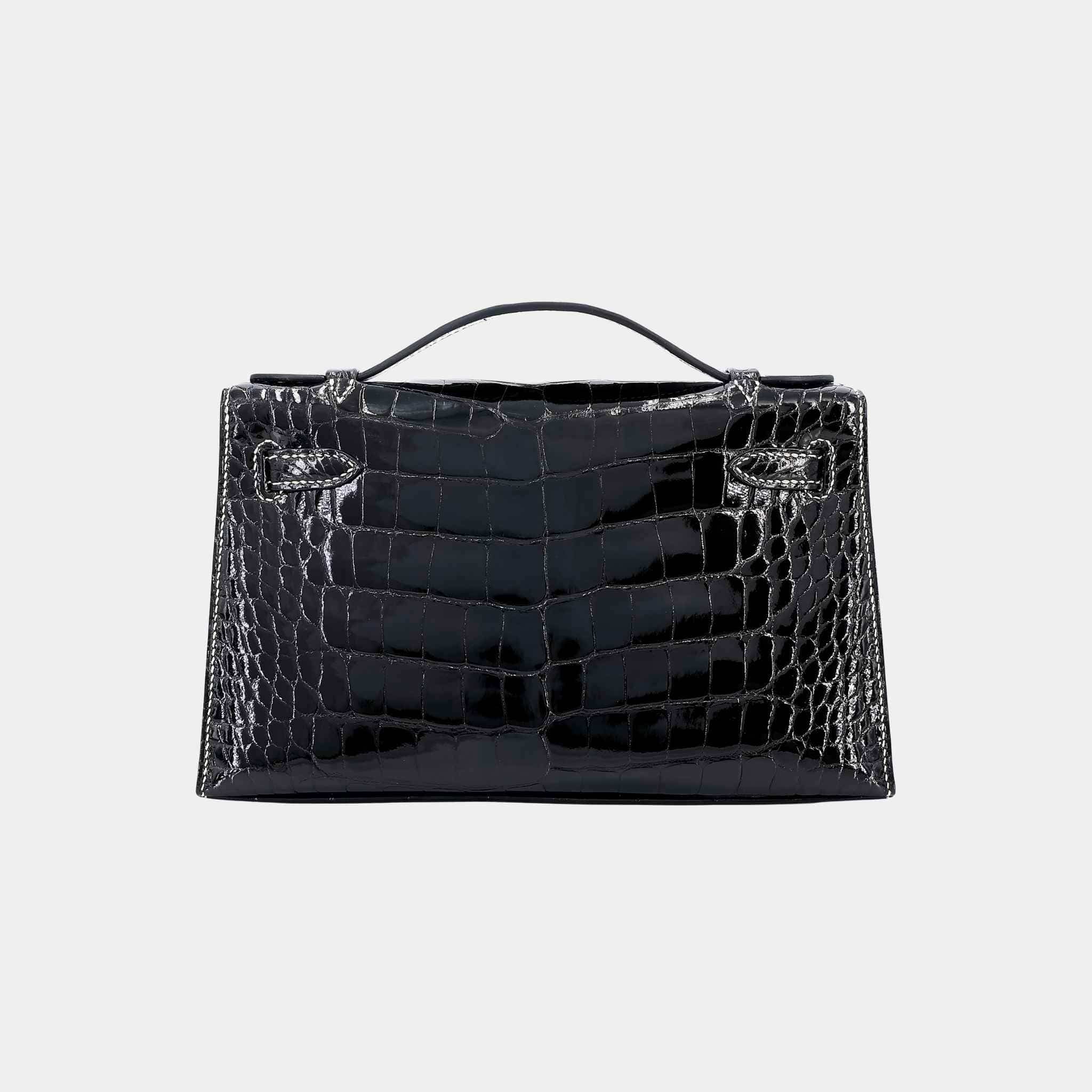 Kelly Pochette HSS Alligator Black PHW