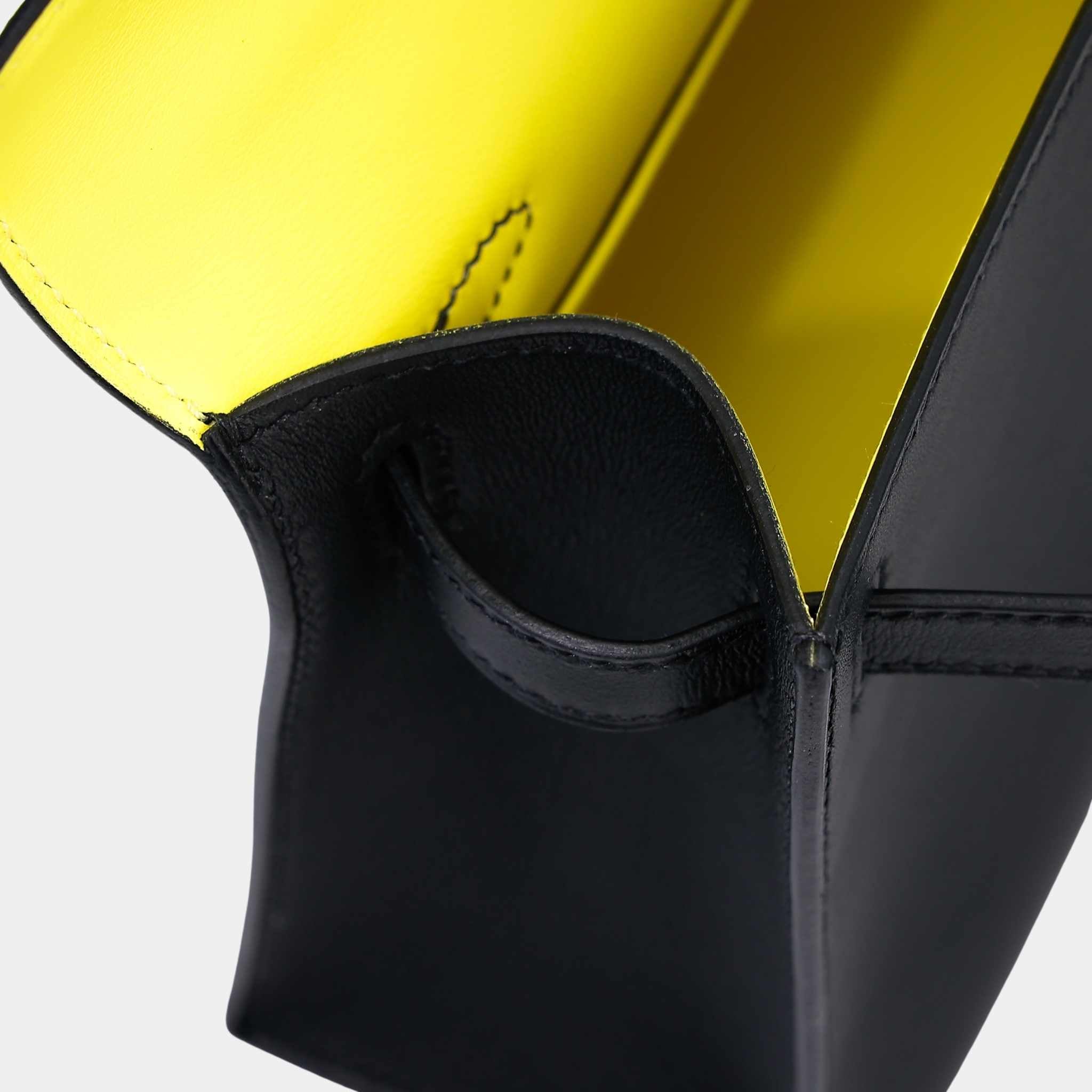 Kelly Pochette HSS Swift Black/Lime PBHW