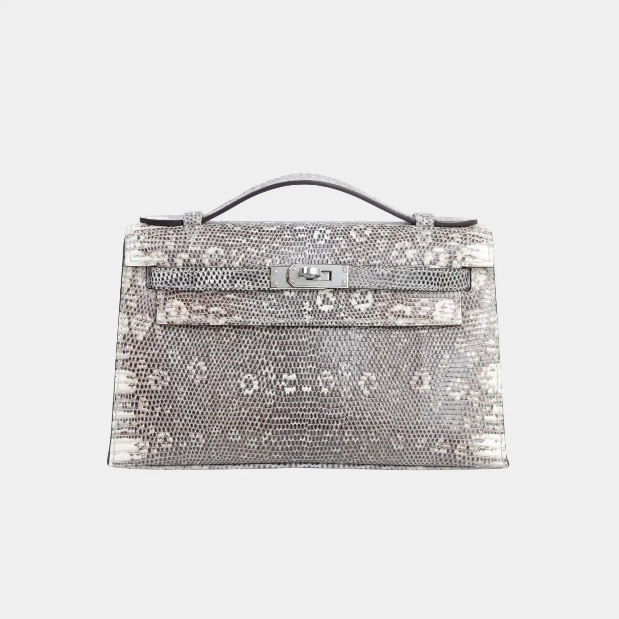 Kelly Pochette Lizard Ombre PHW
