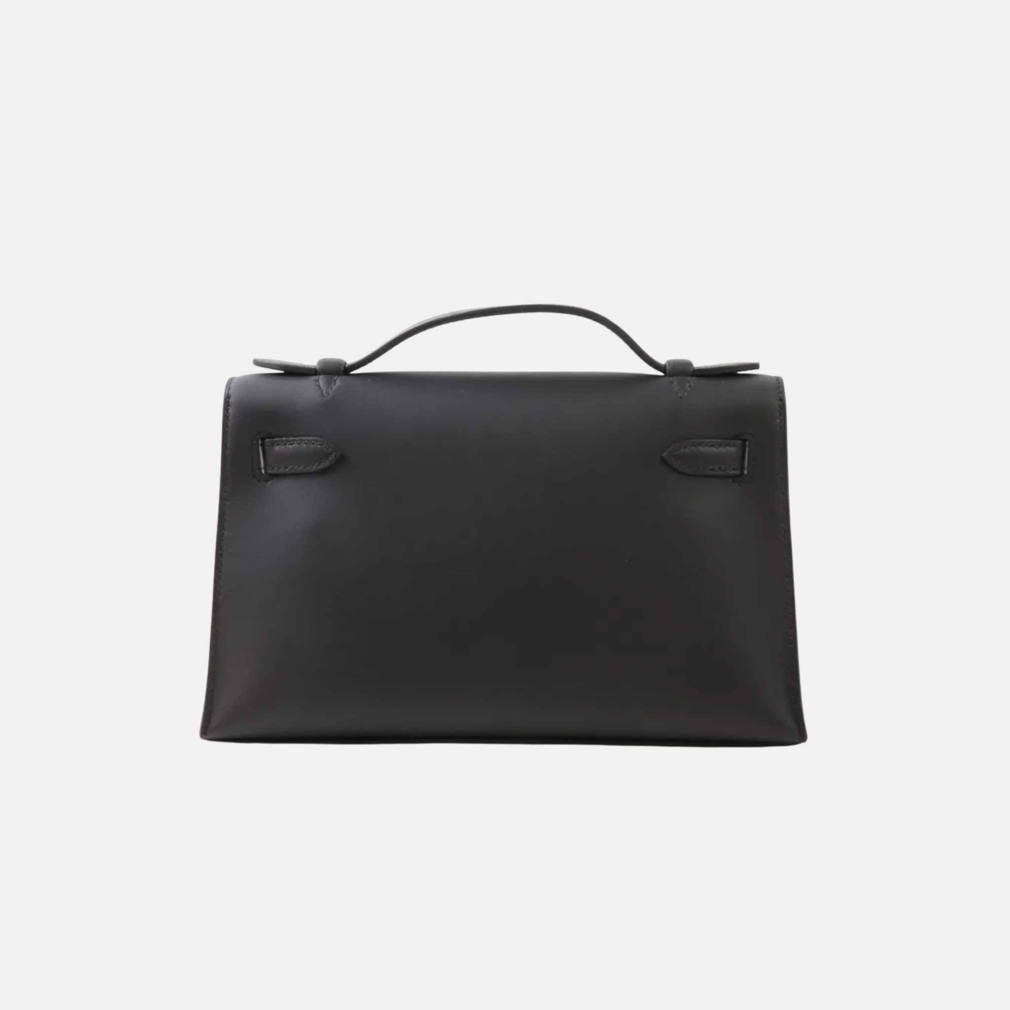 Kelly Pochette Swift Black GHW