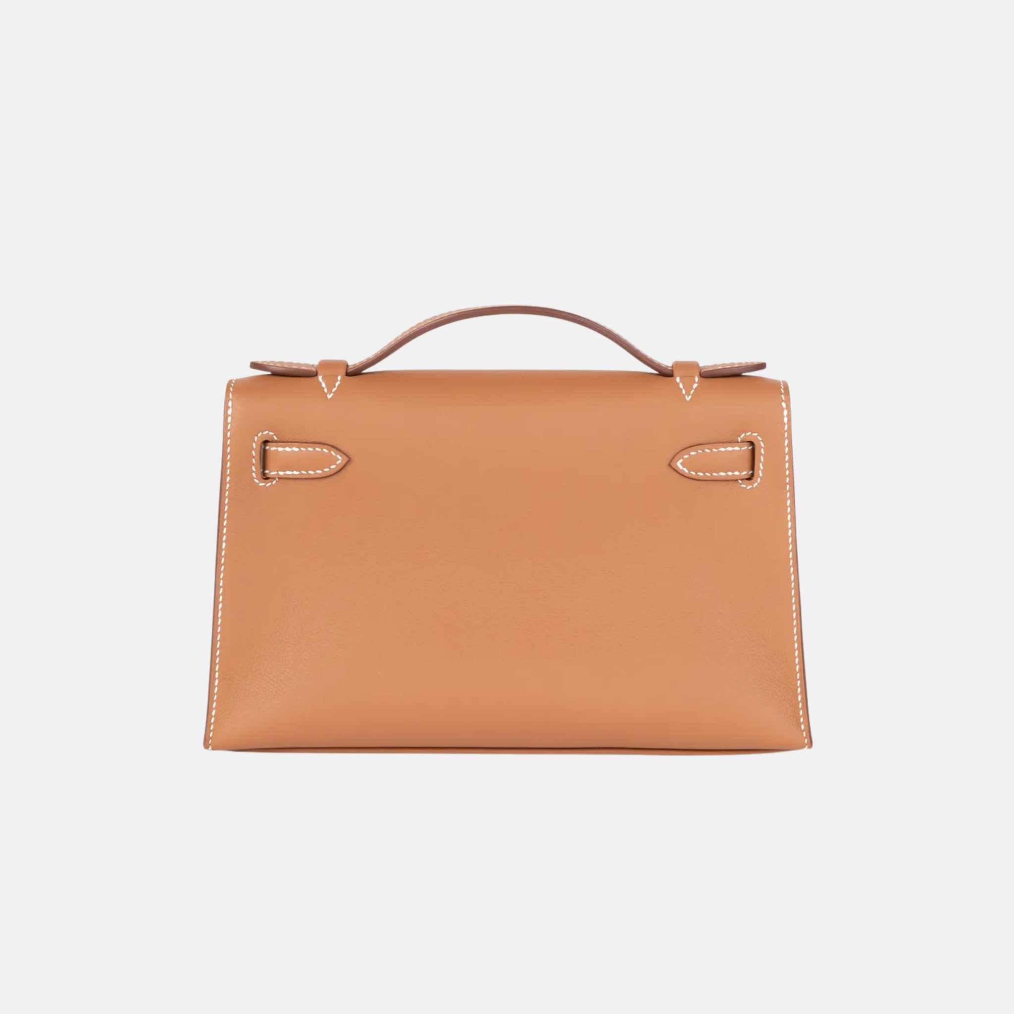 Kelly Pochette Swift Gold GHW