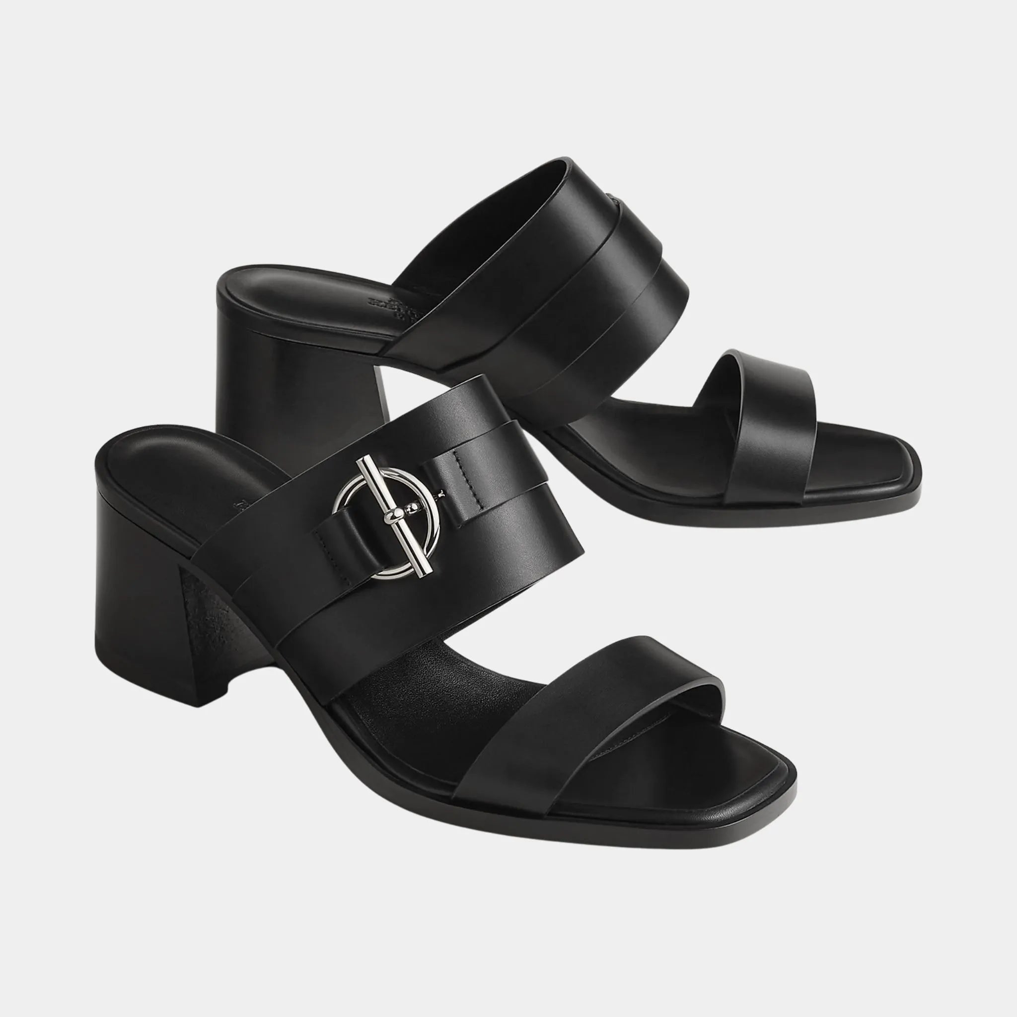 Kute 60 Heeled Sandals in Calfskin
