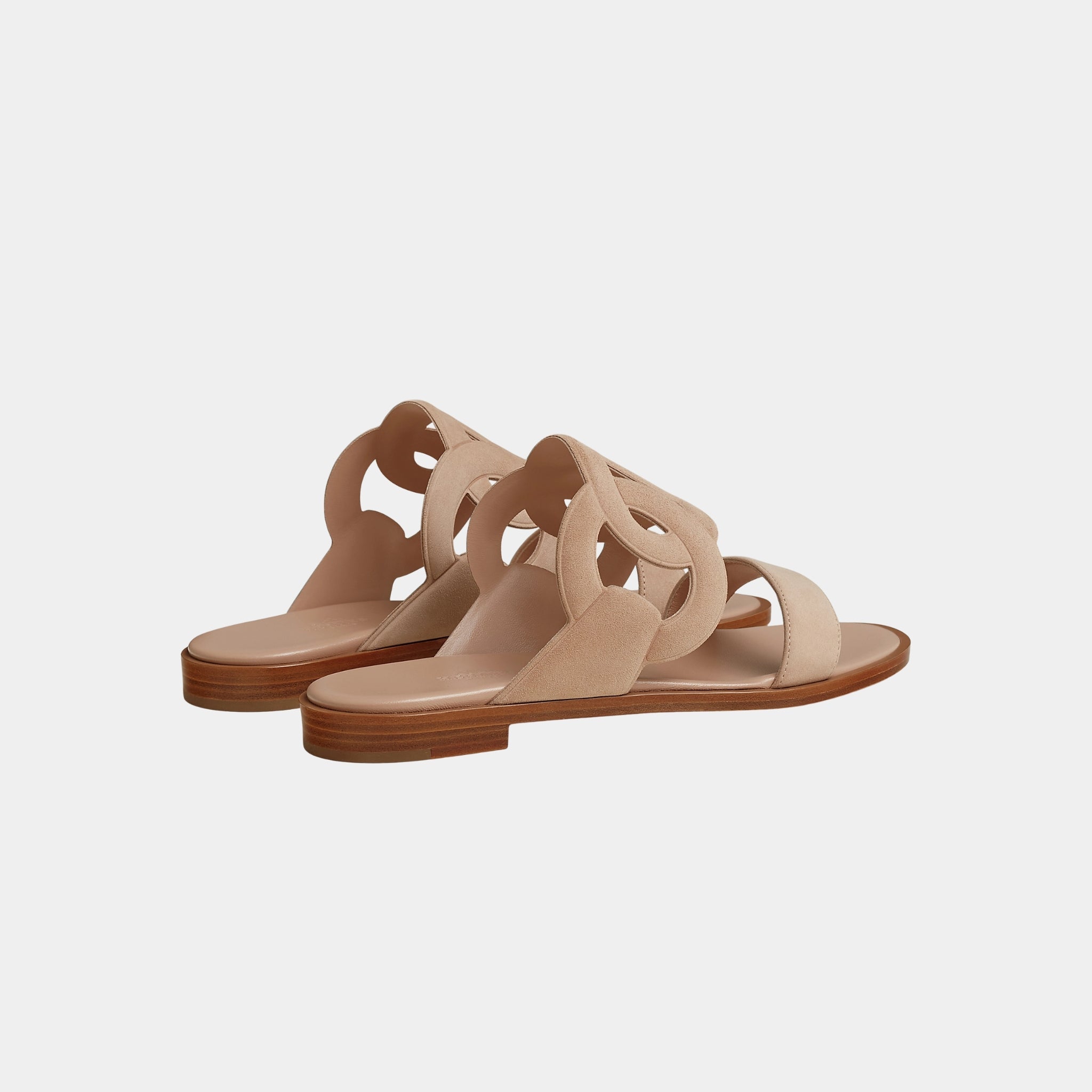 Lagoon Sandals Two-tone Suede Goatskin