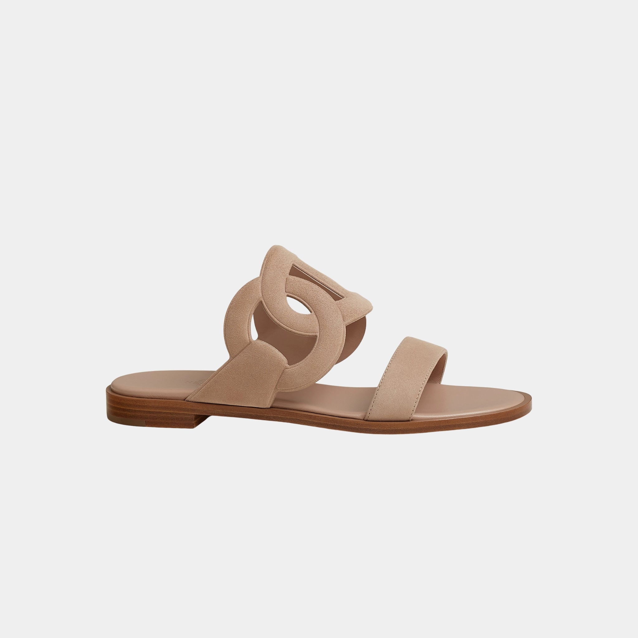Lagoon Sandals Two-tone Suede Goatskin