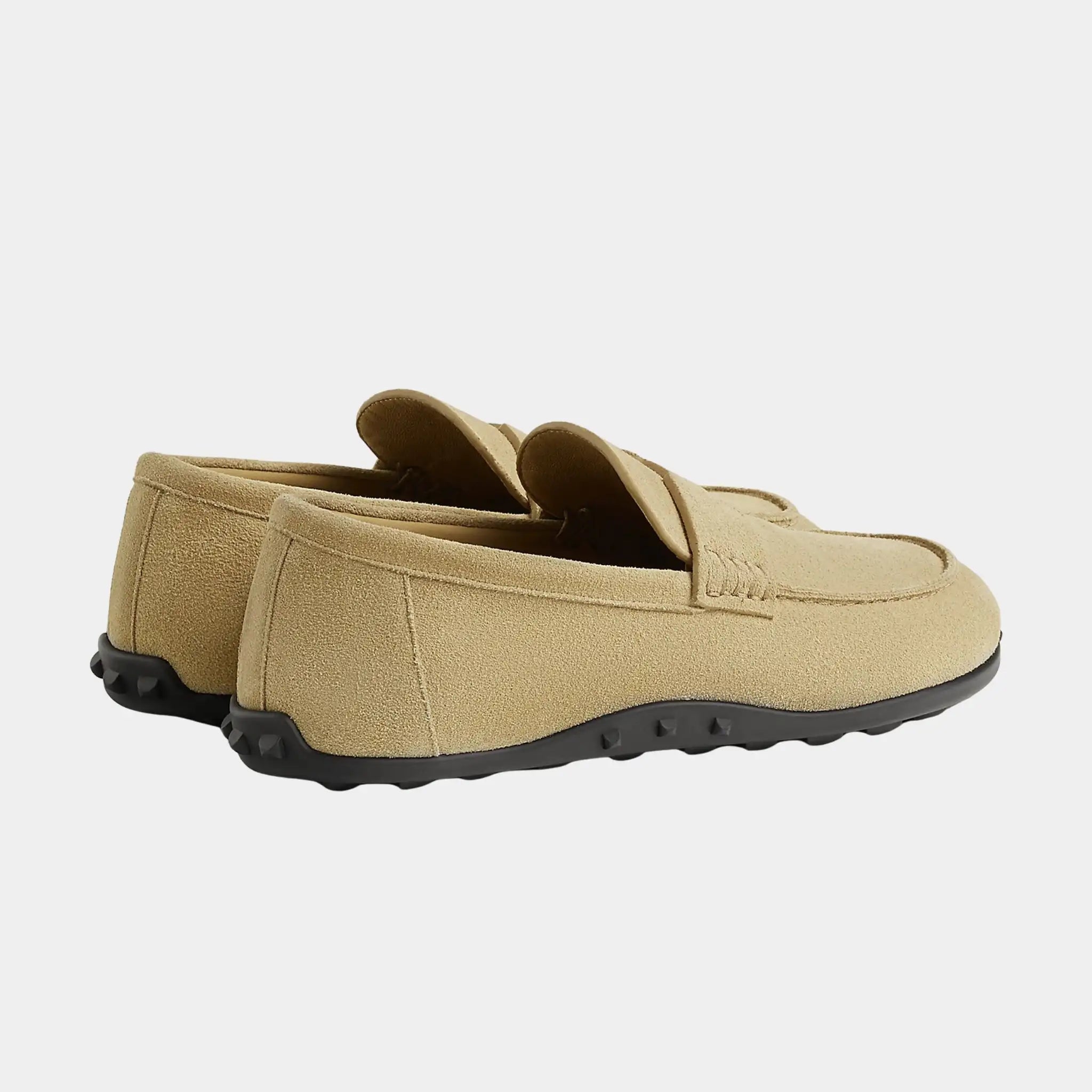 Lazy Loafers in Suede Calfskin