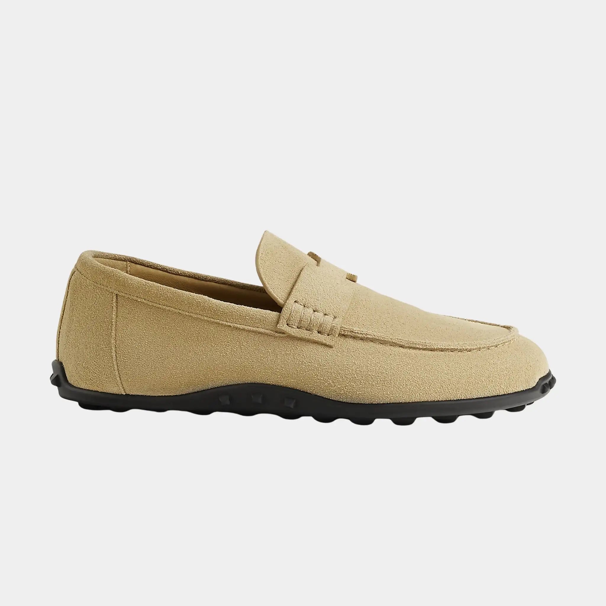 Lazy Loafers in Suede Calfskin
