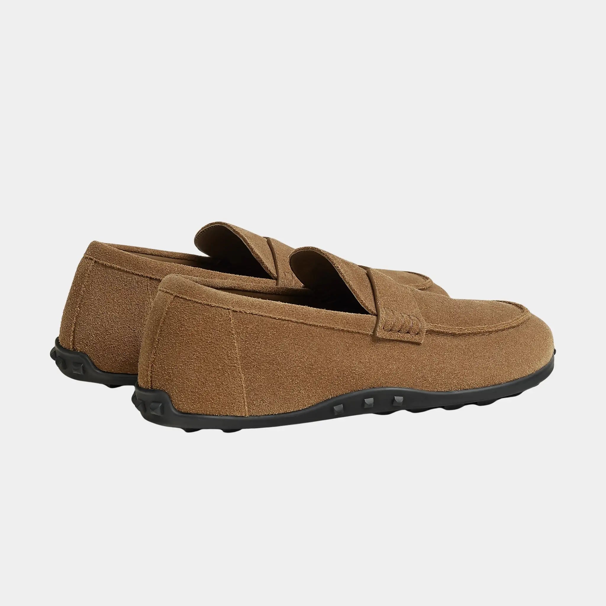 Lazy Loafers in Suede Calfskin