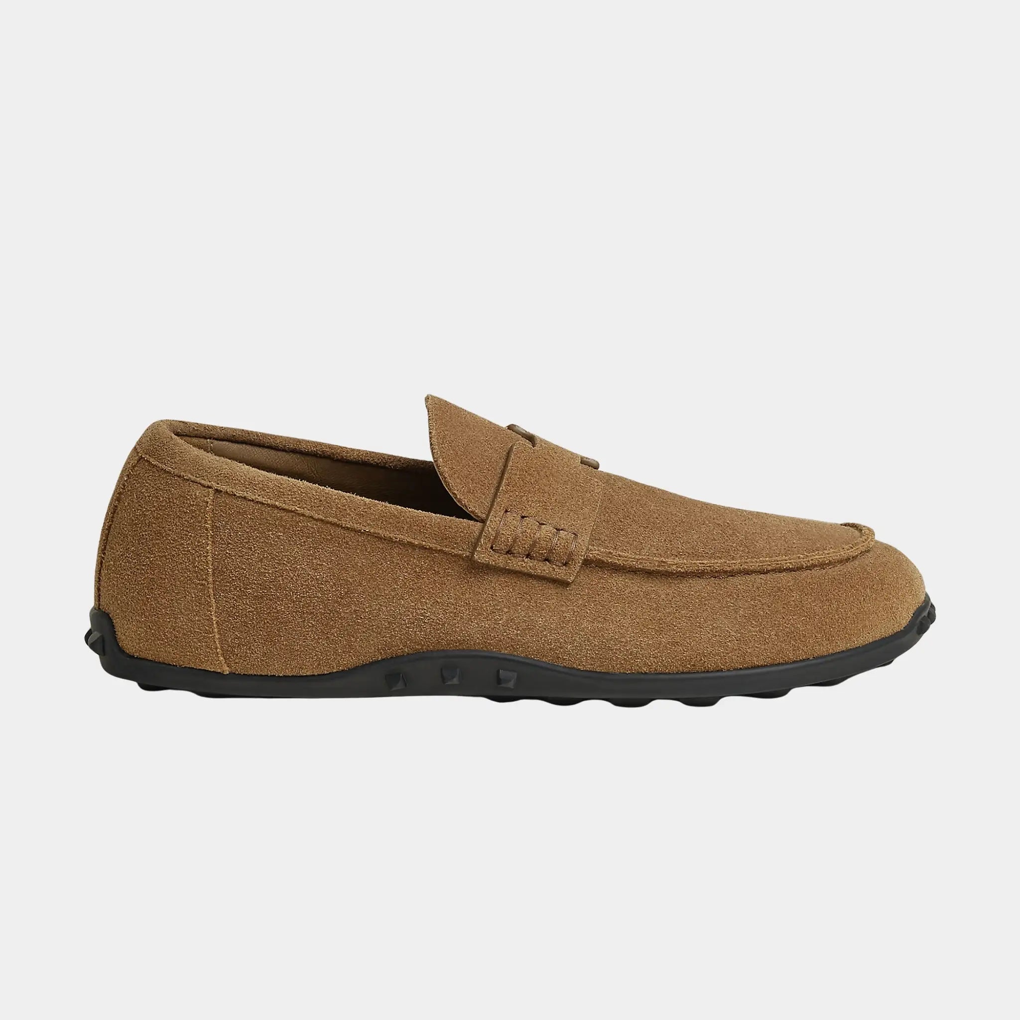Lazy Loafers in Suede Calfskin