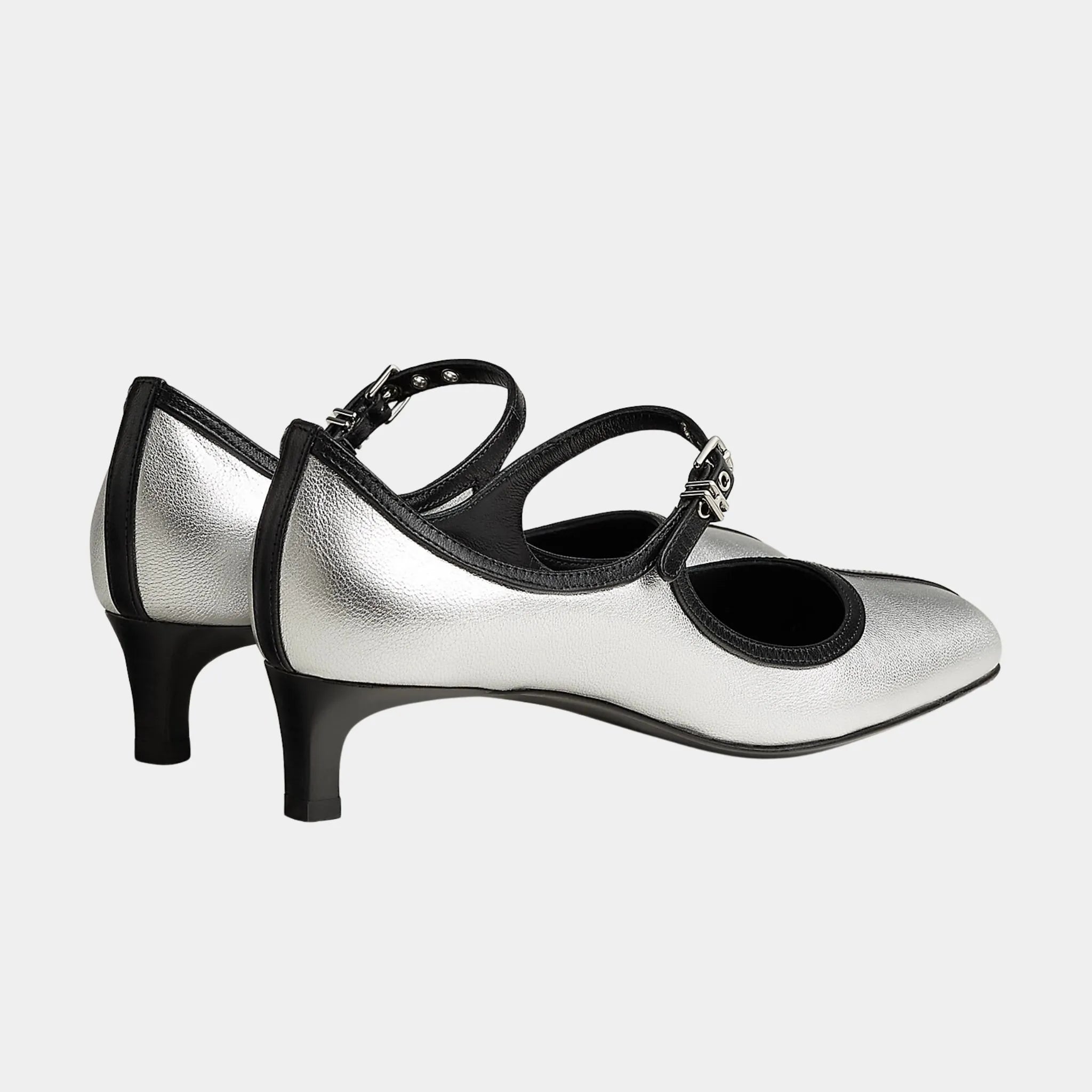 Lilibeth 40 Pumps in Metallic Goatskin