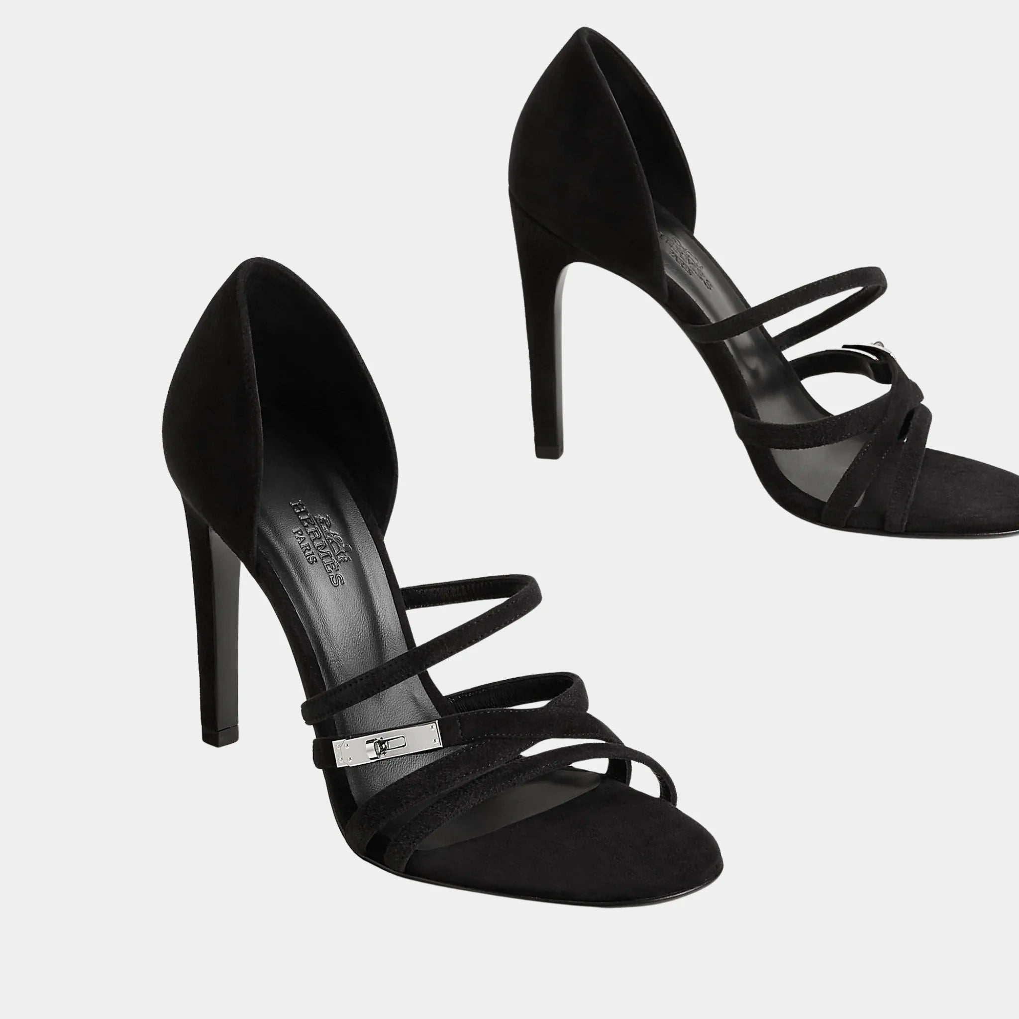 Lipstick 105 Sandal in Suede Goatskin