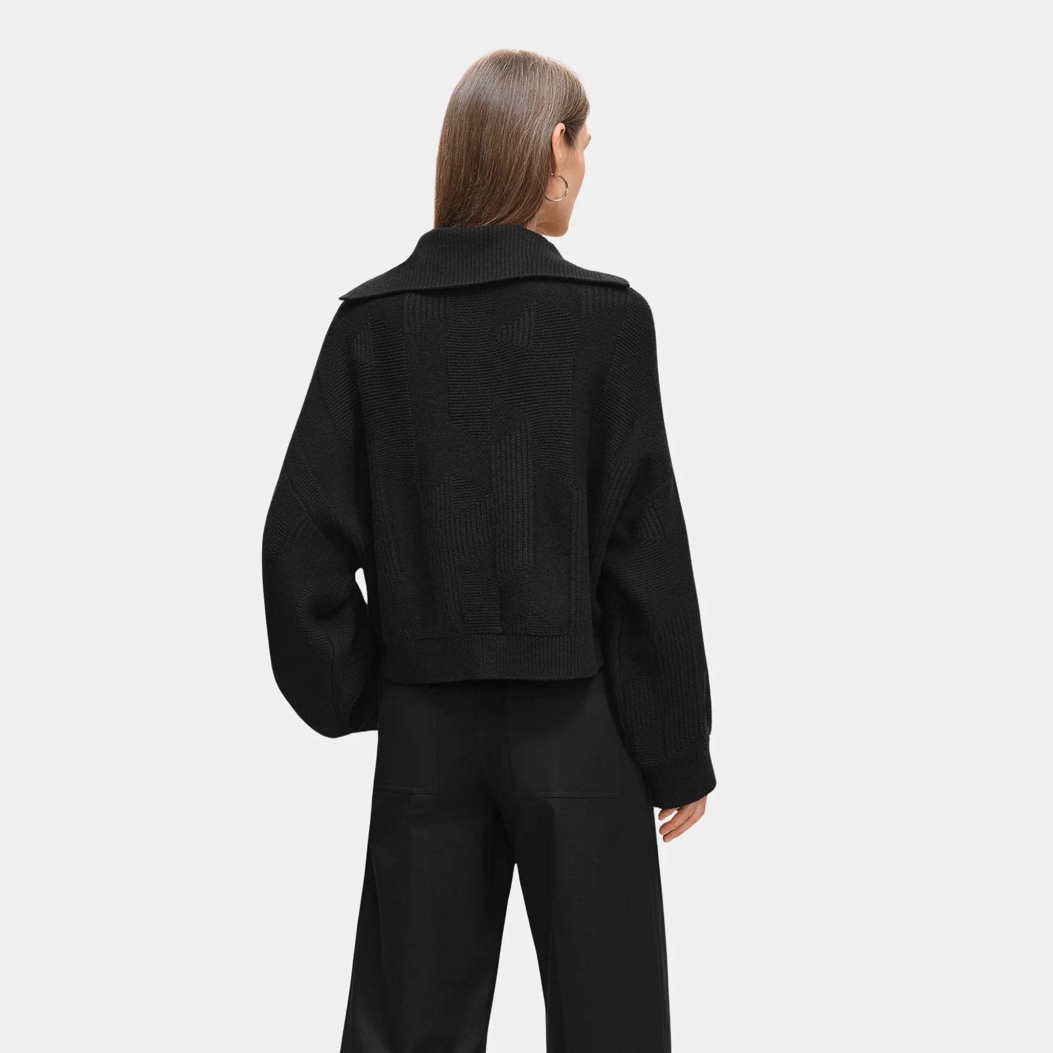 Long-sleeved H Pattern Sweater