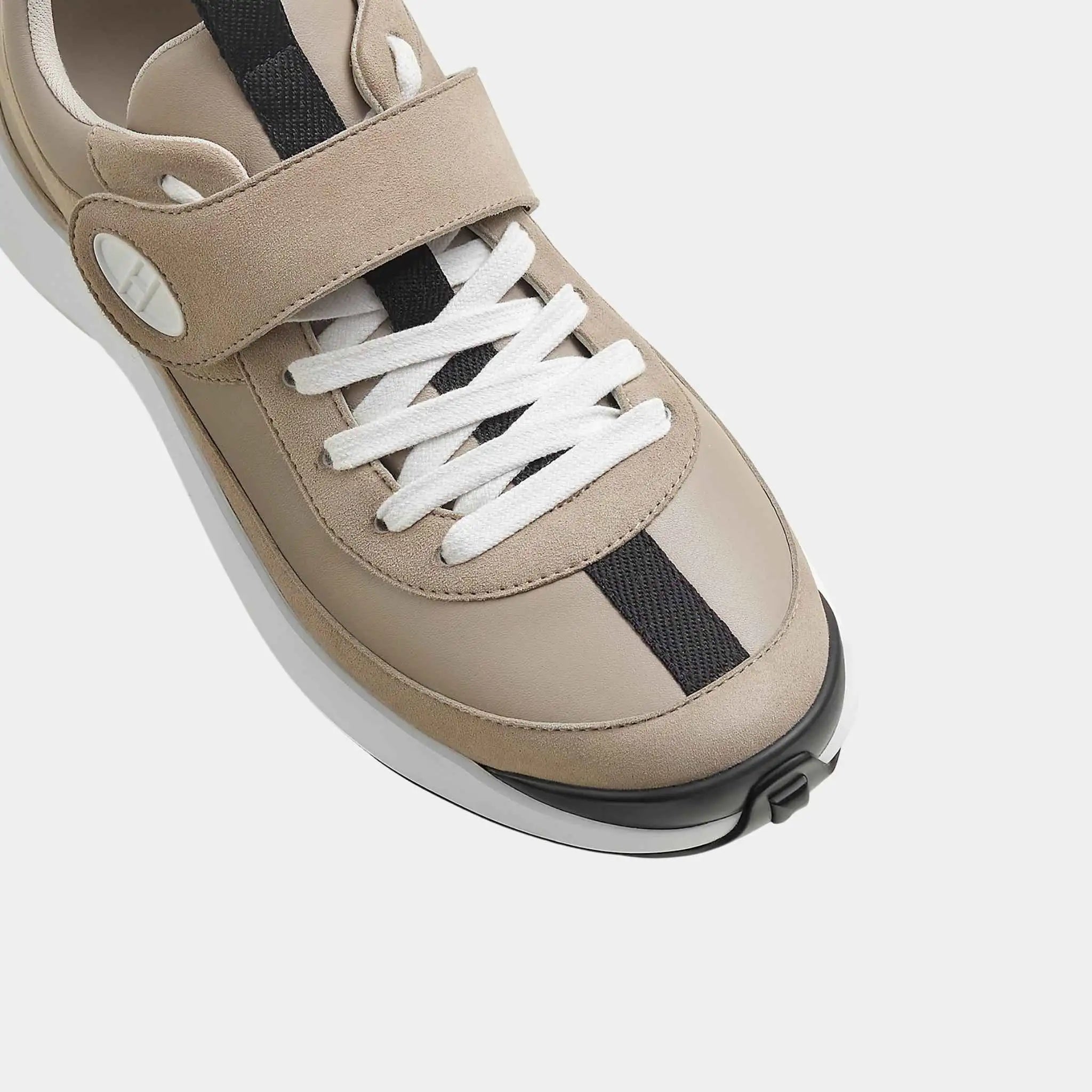 Loop Sneakers in Calfskin and Suede Goatskin
