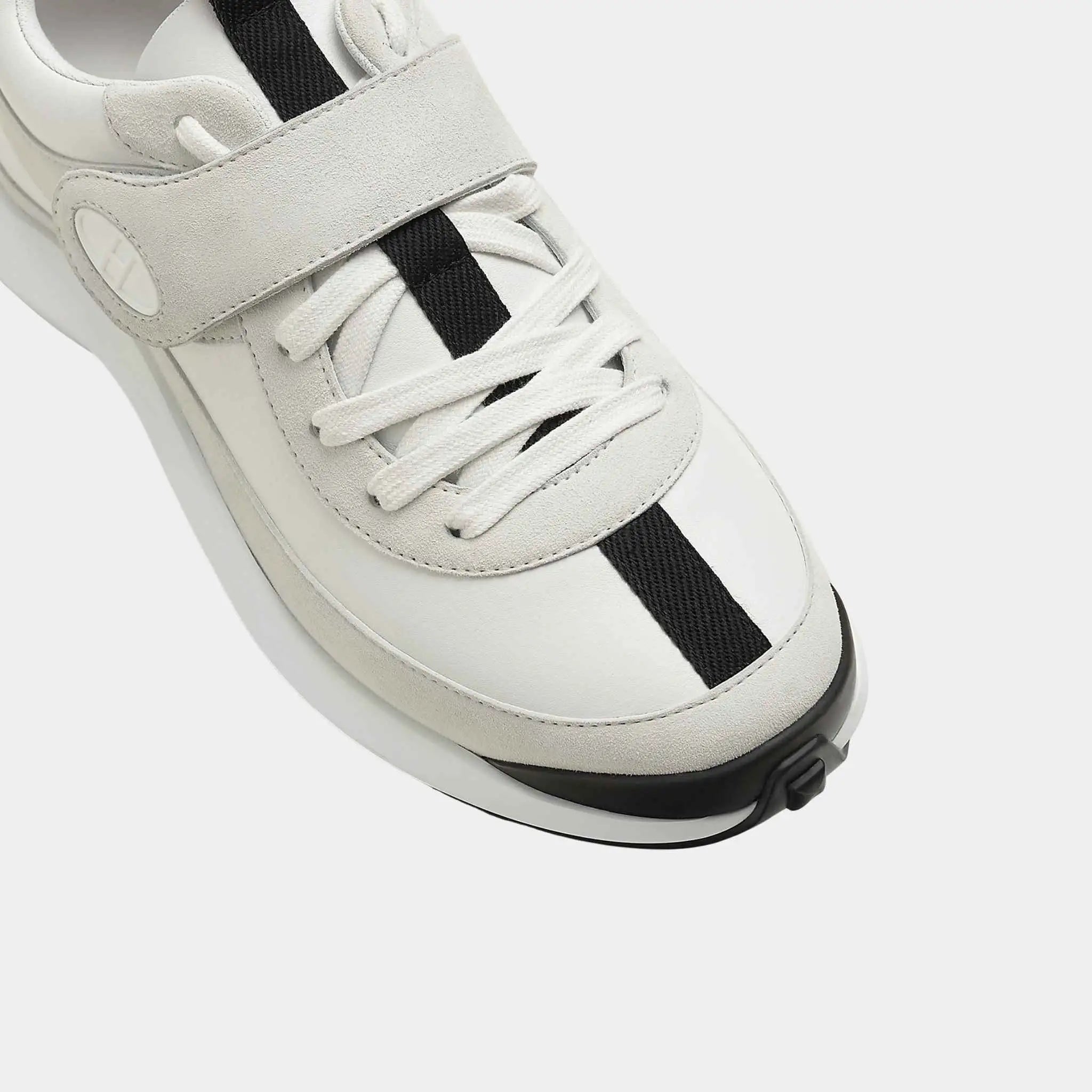 Loop Sneakers in Calfskin and Suede Goatskin