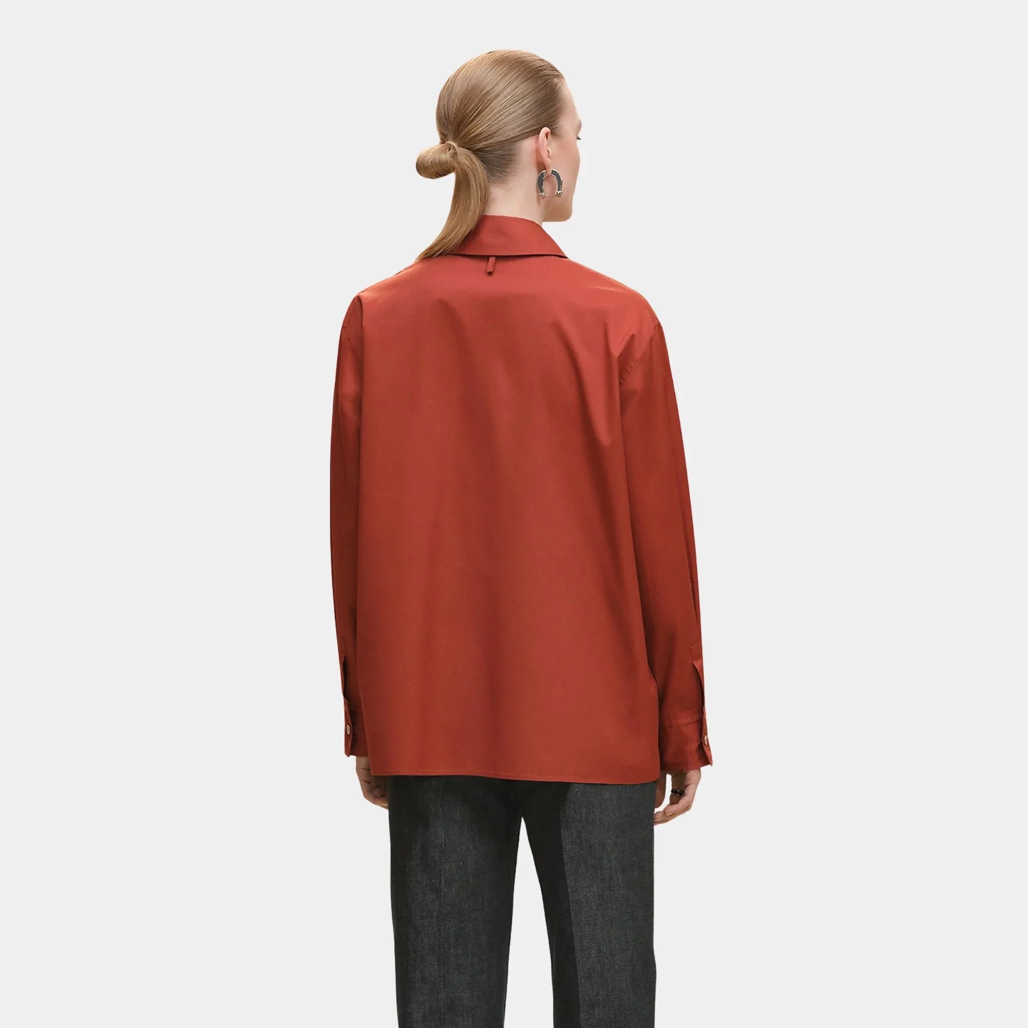 Loose-fitting Cotton Twill Shirt