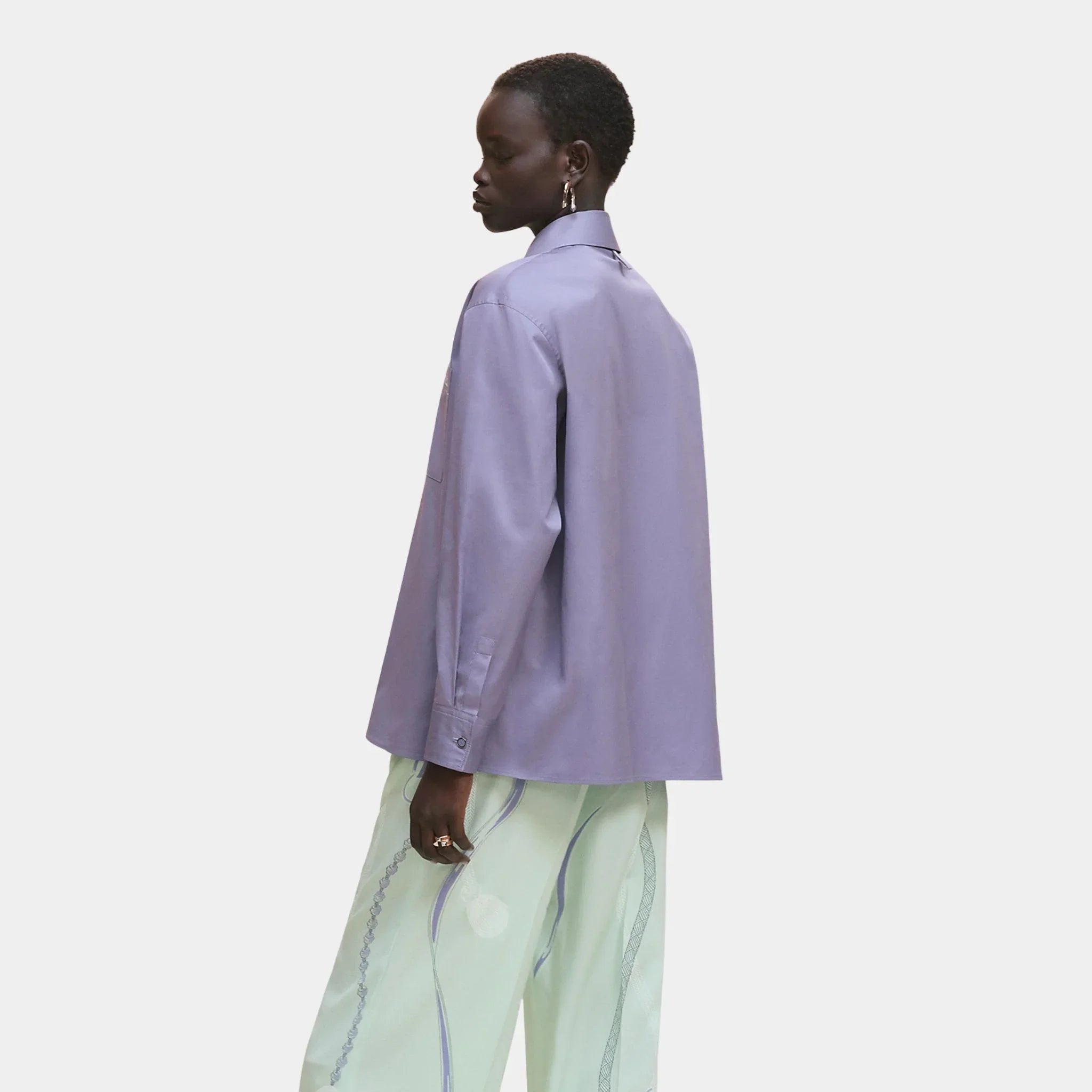 Loose-fitting Cotton Twill Shirt