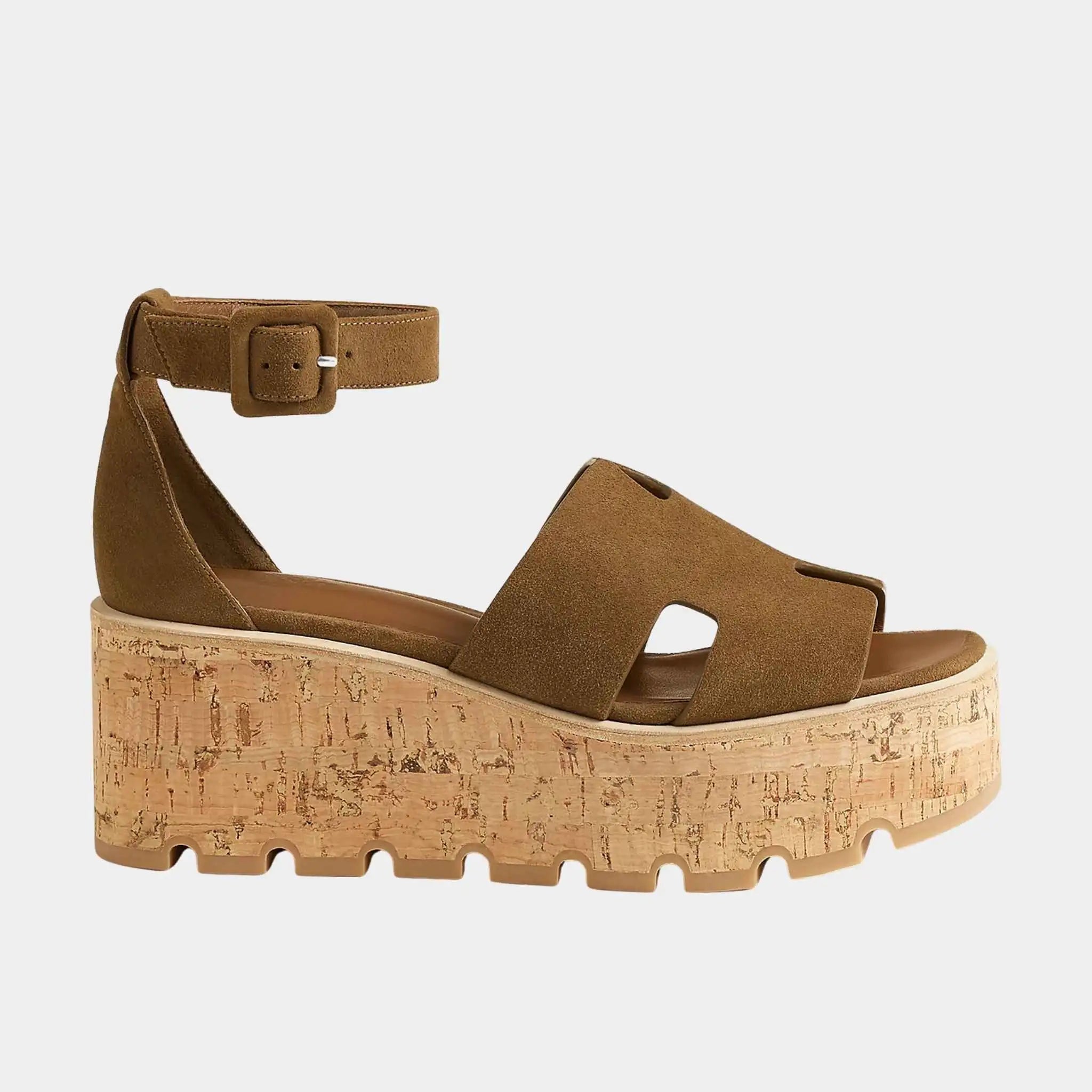 Luce 30 Sandals in Suede Goatskin