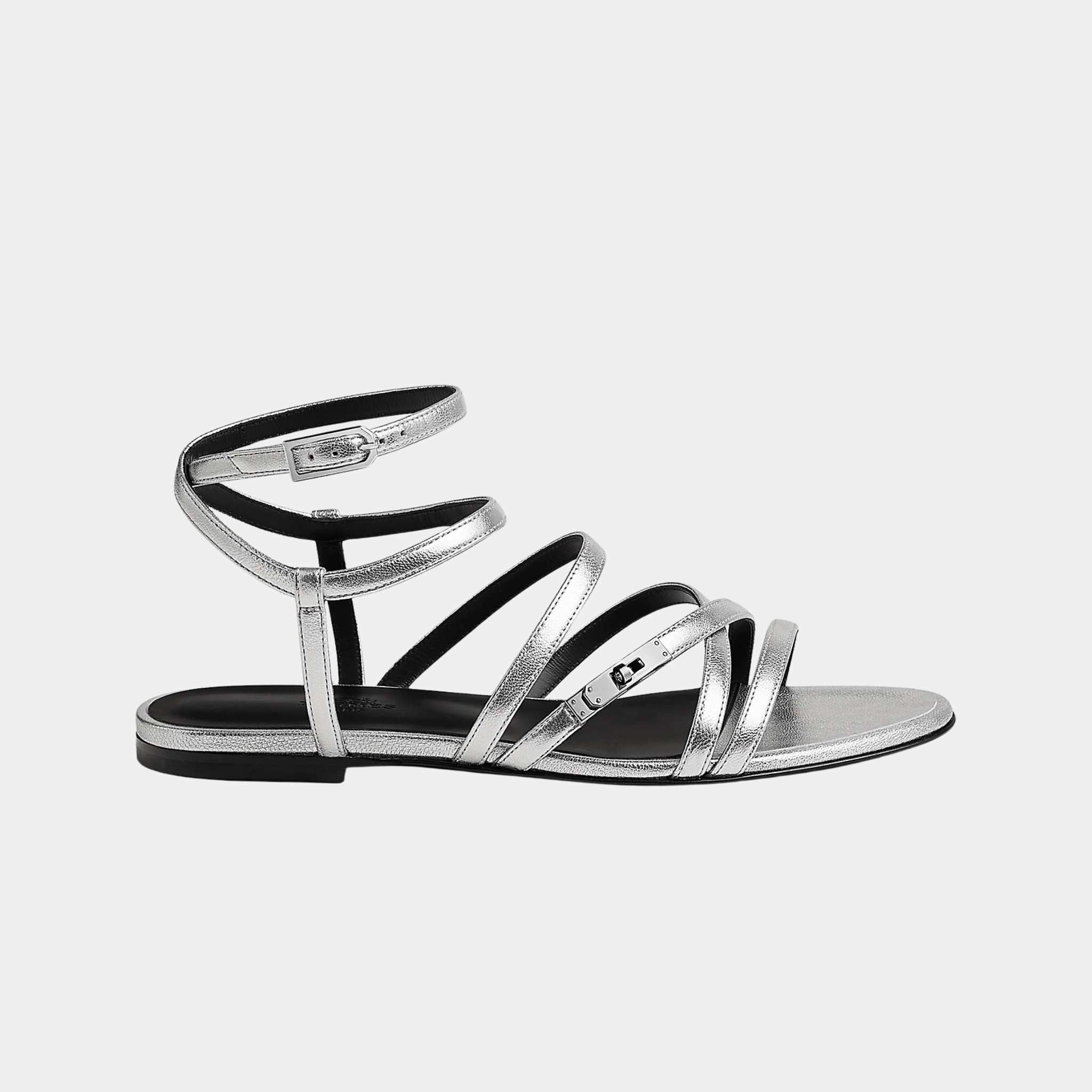Lullaby Sandals in Metallic Goatskin
