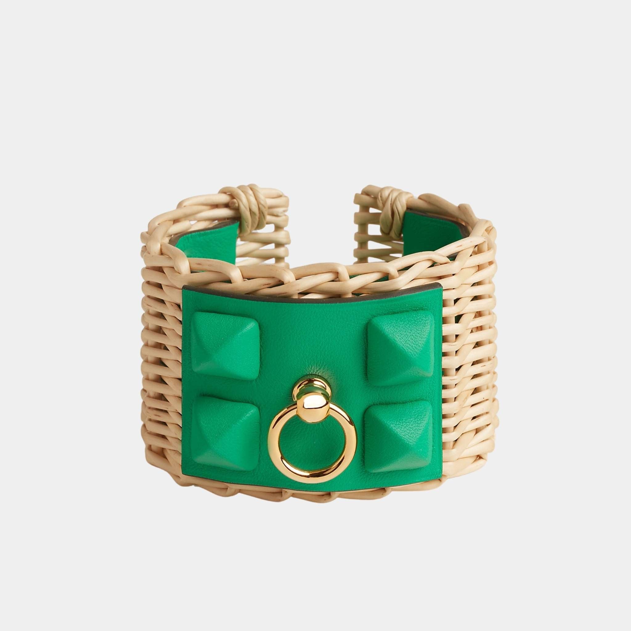 Medor Picnic Gaine Cuff Bracelet Gold Plated