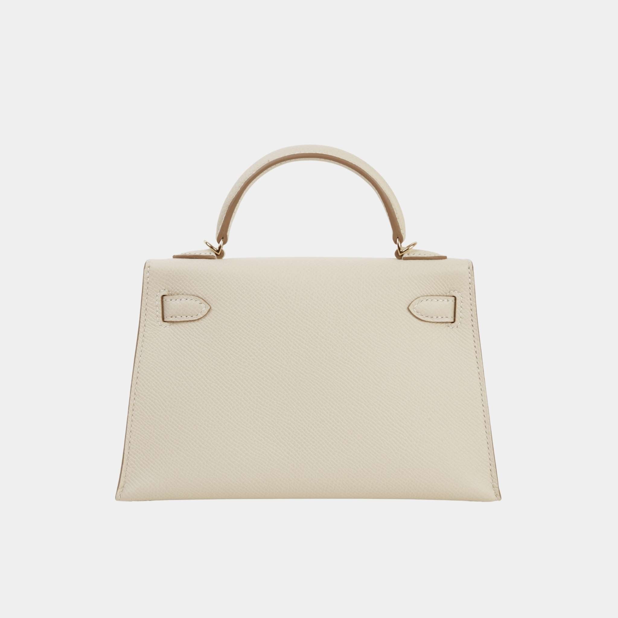 Mini Kelly II Epsom Craie PBHW