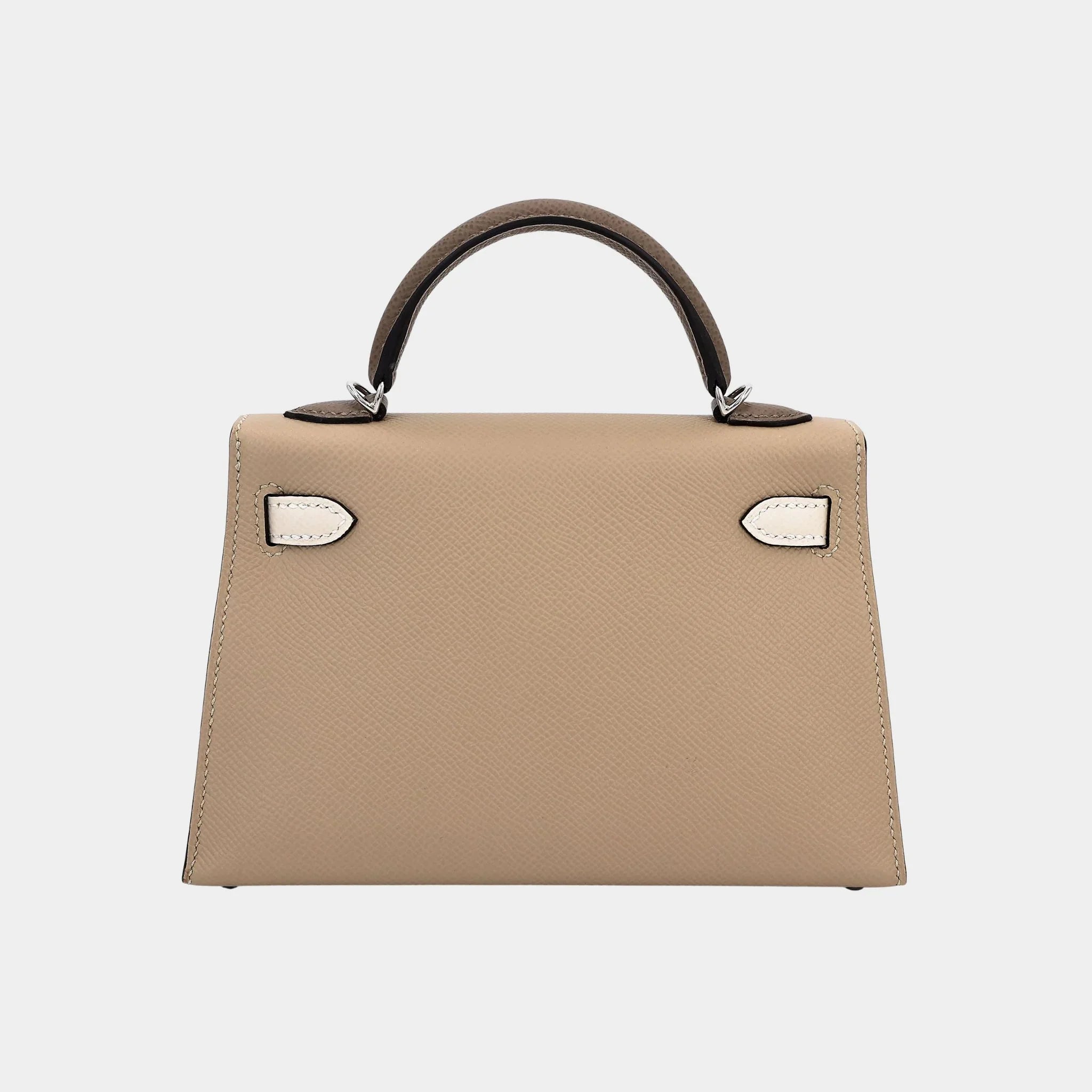 Mini Kelly II Epsom Trench/Craie/Etoupe PHW