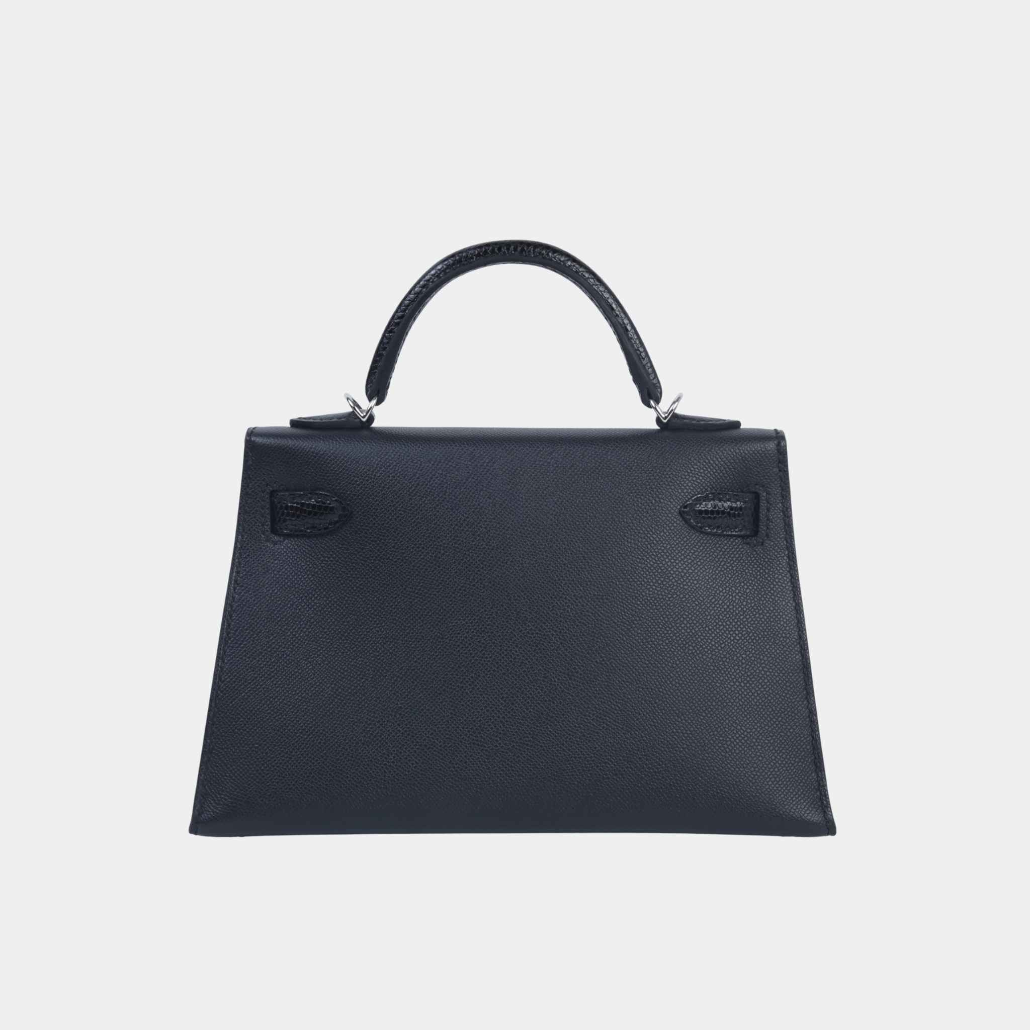 Mini Kelly II Touch Lizard-Madame Black PHW