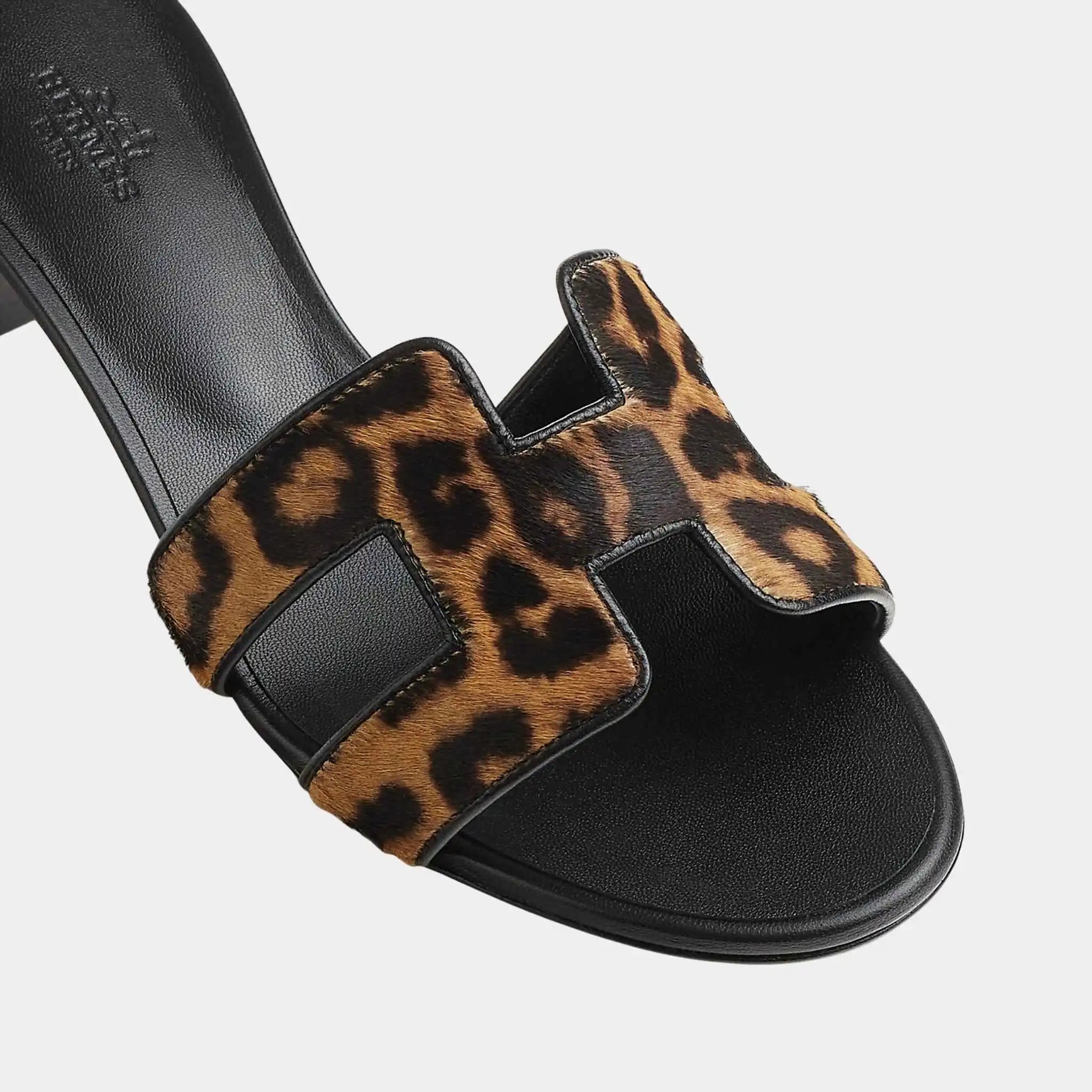 Oasis Sandals in Moire Calfskin