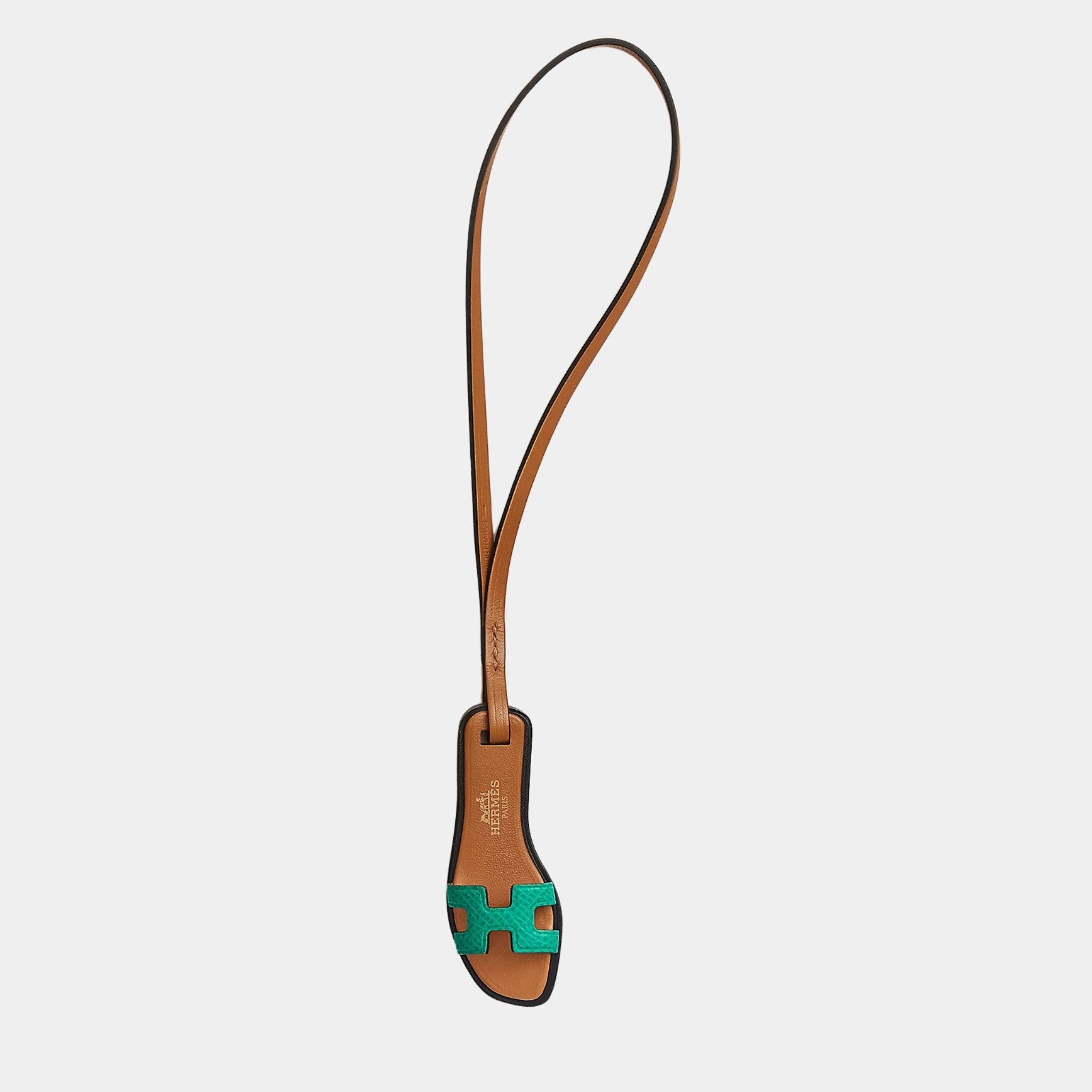 Hermes Oran Nano Charm, Vert Jade