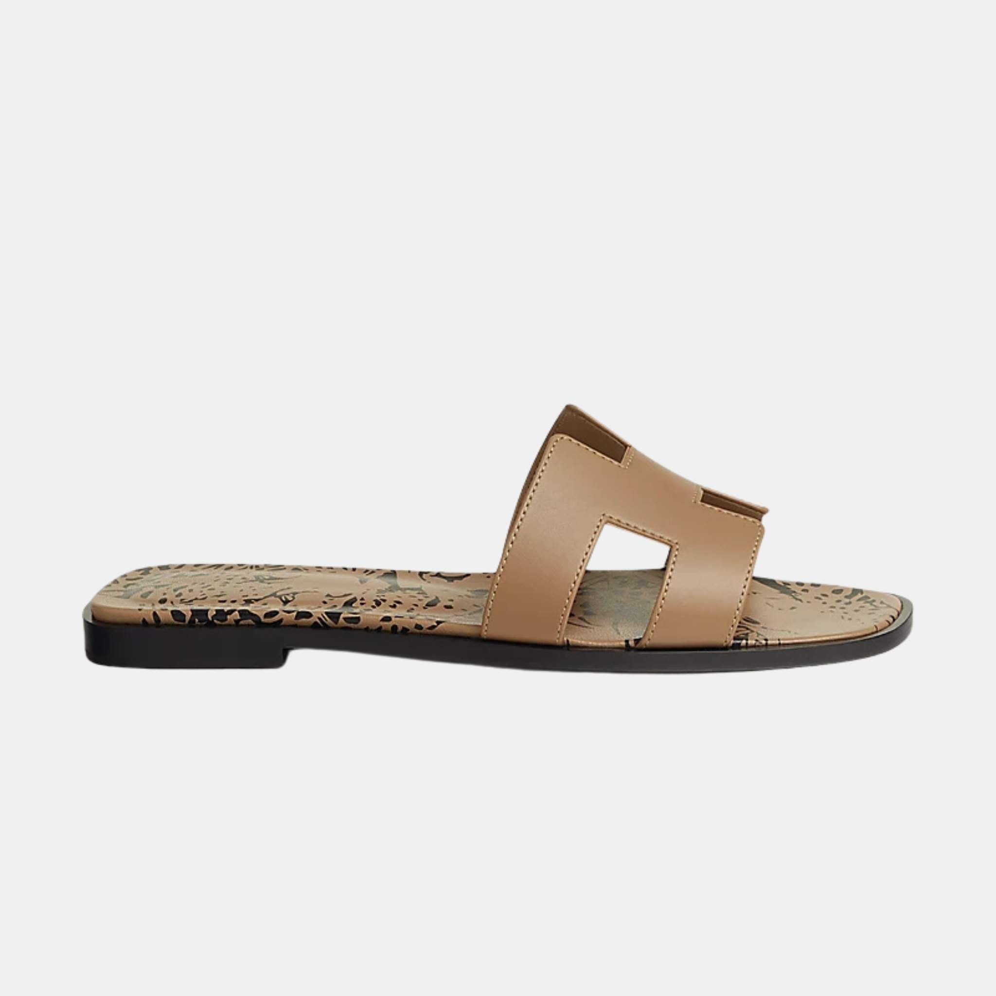 Oran Sandals Calfskin Beige Argile