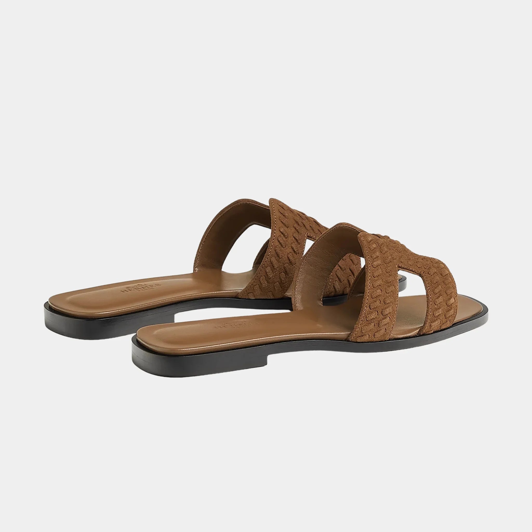 Oran Sandals in Braided Goat Suede