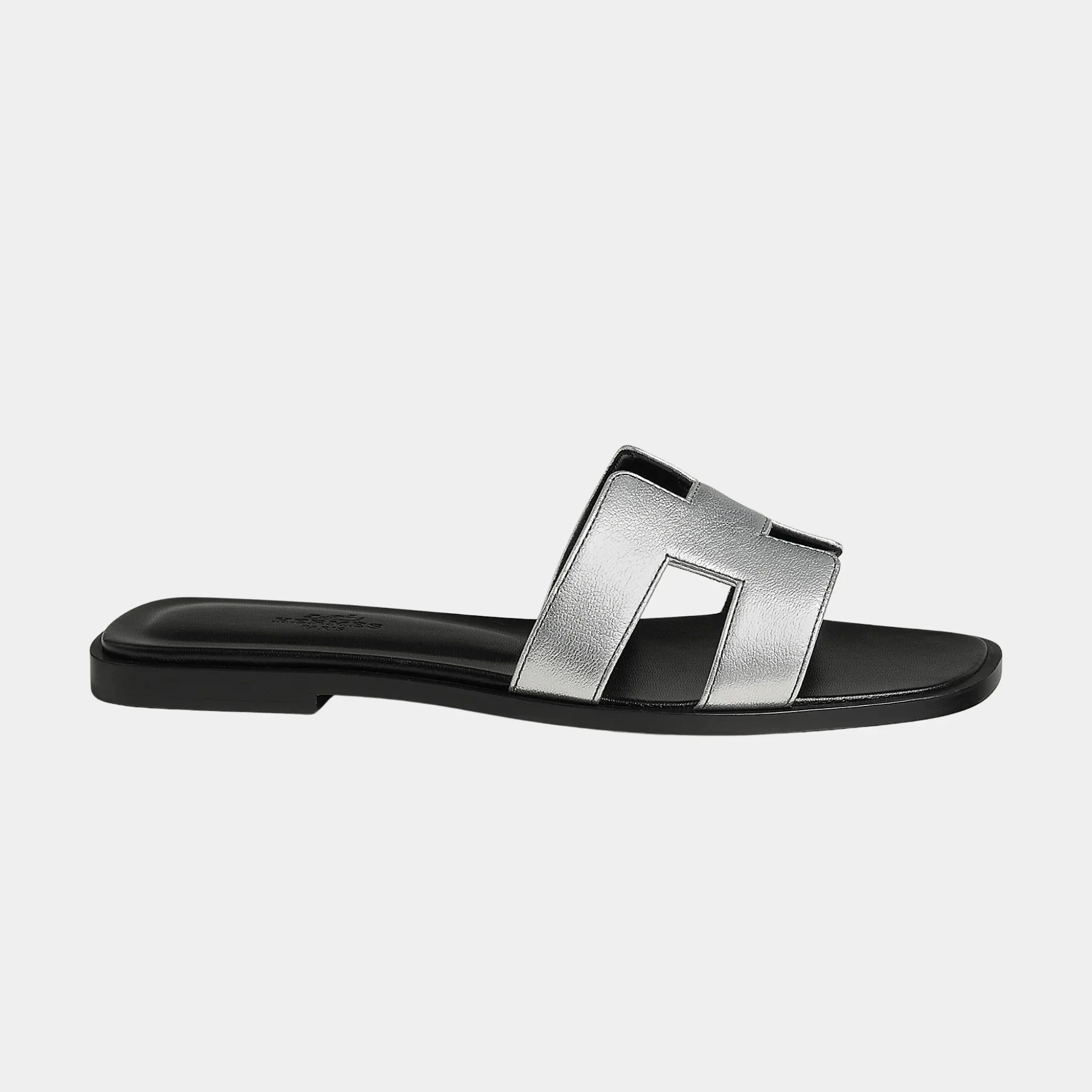 Oran Sandals in Metallic Goatskin