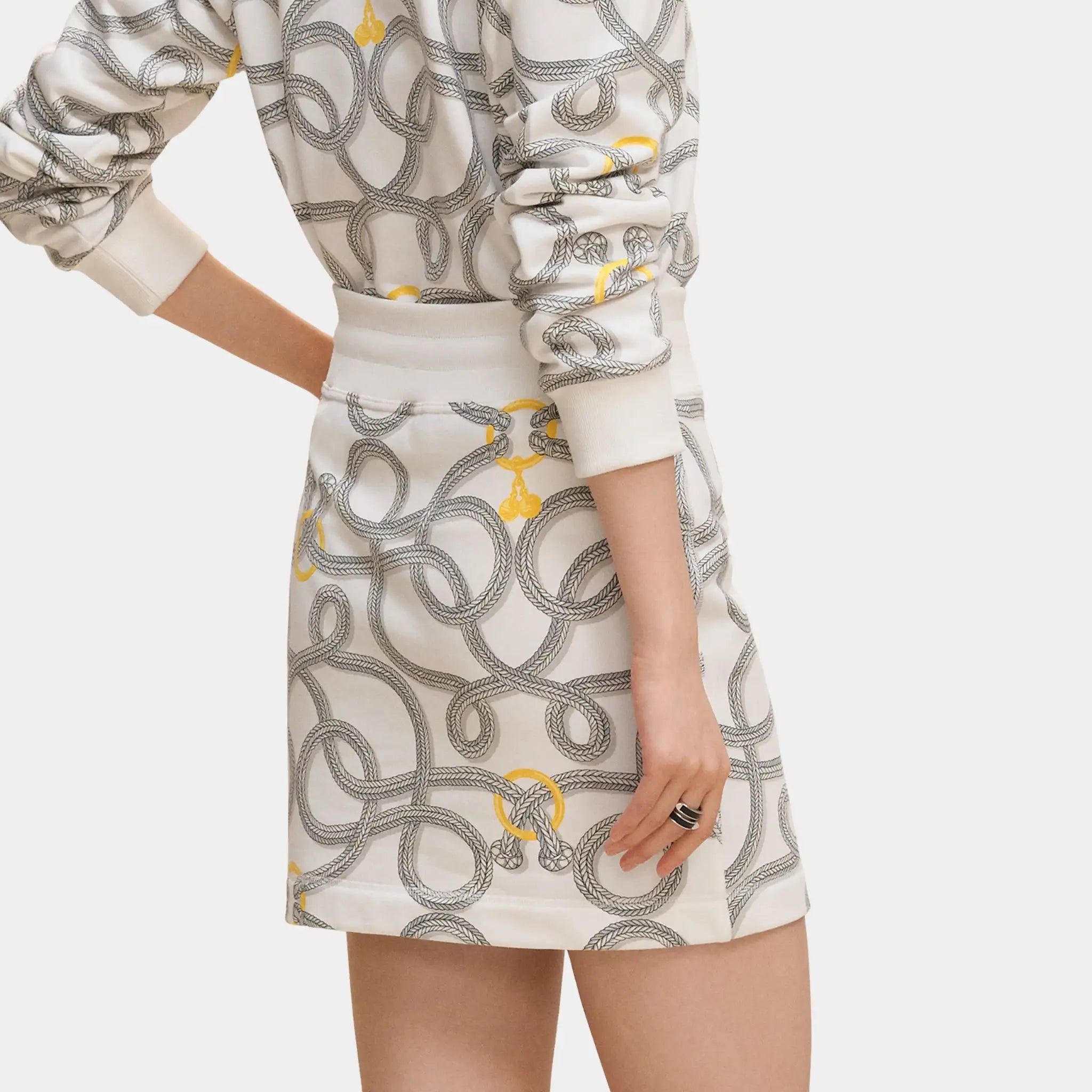 Palefroi Remix Printed Mini Skirt