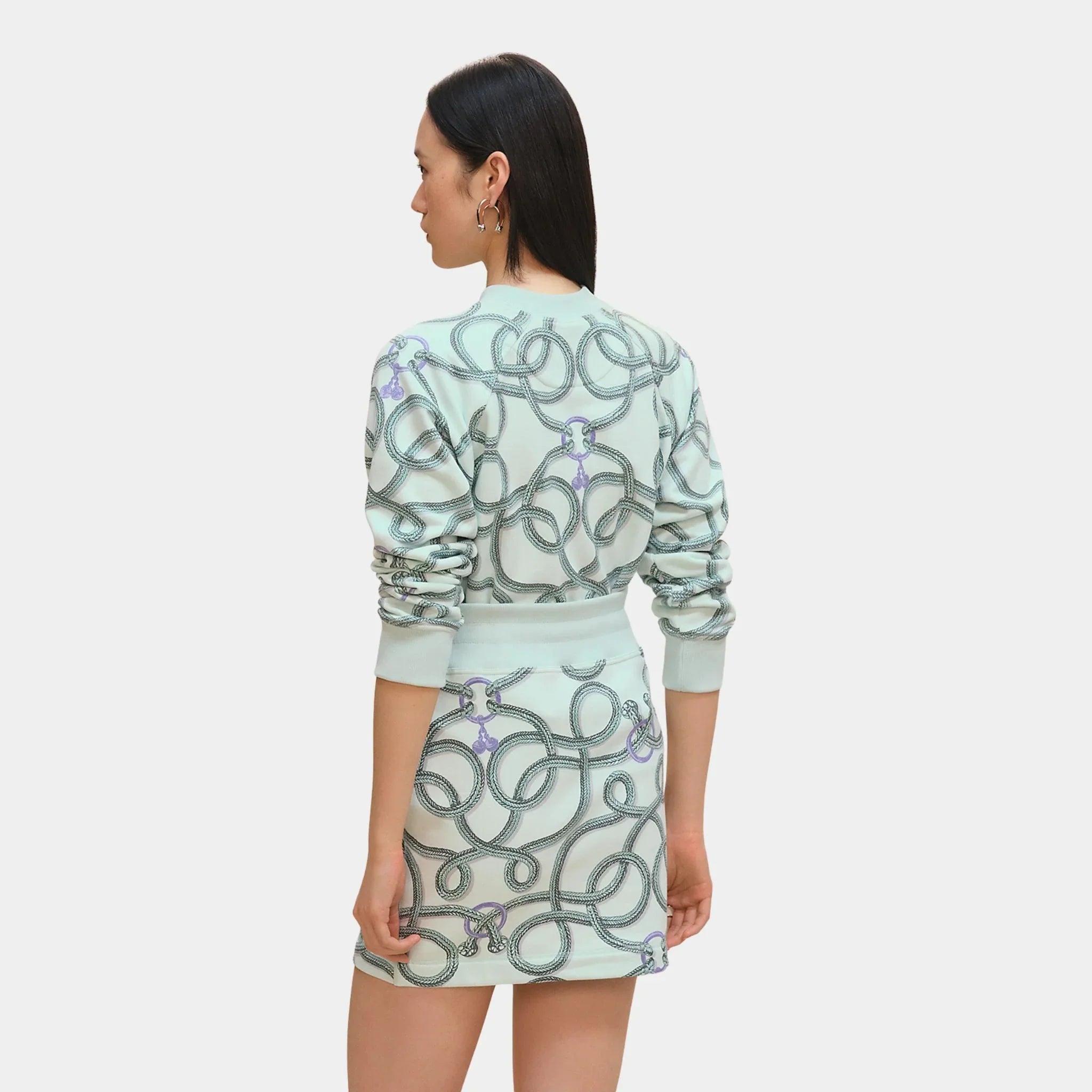 Palefroi Remix Printed Mini Skirt