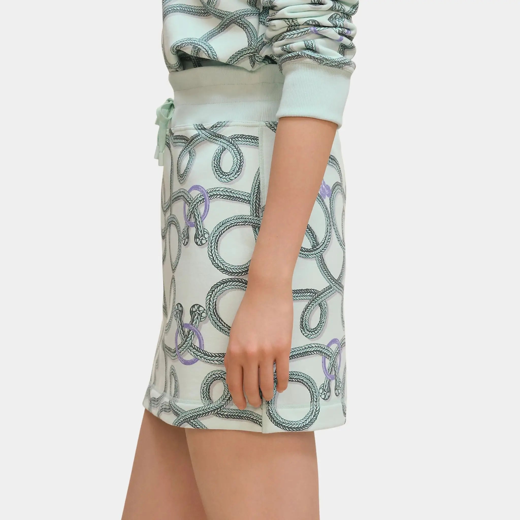 Palefroi Remix Printed Mini Skirt