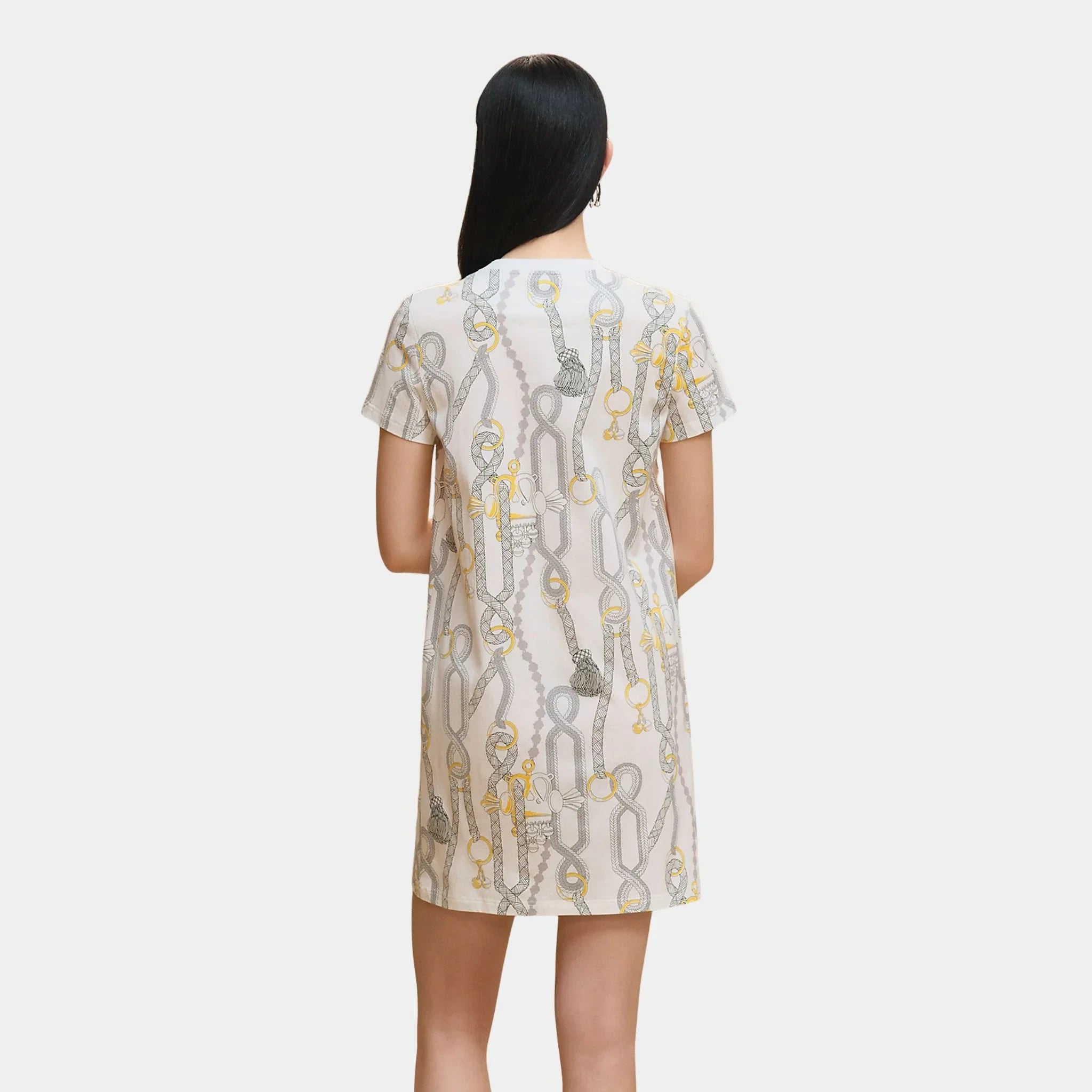 Palefroi Remix Printed Straight Dress