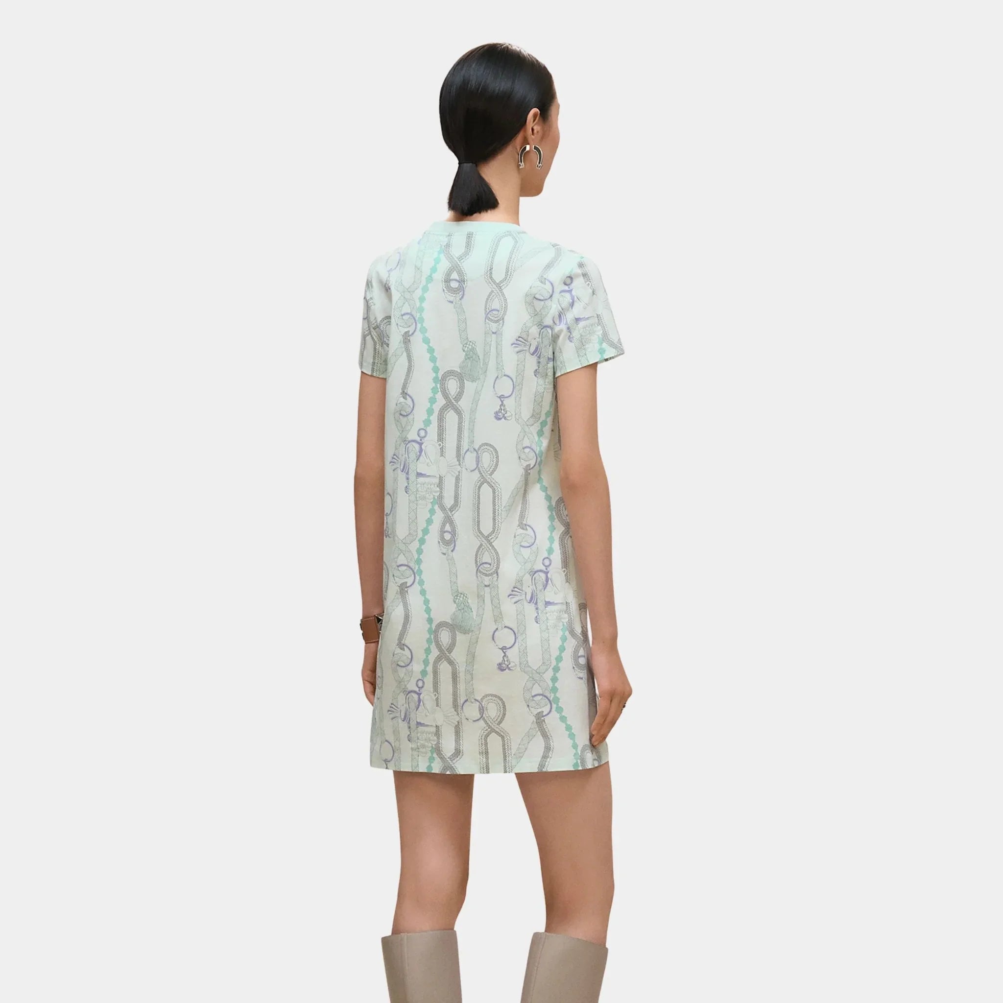 Palefroi Remix Printed Straight Dress
