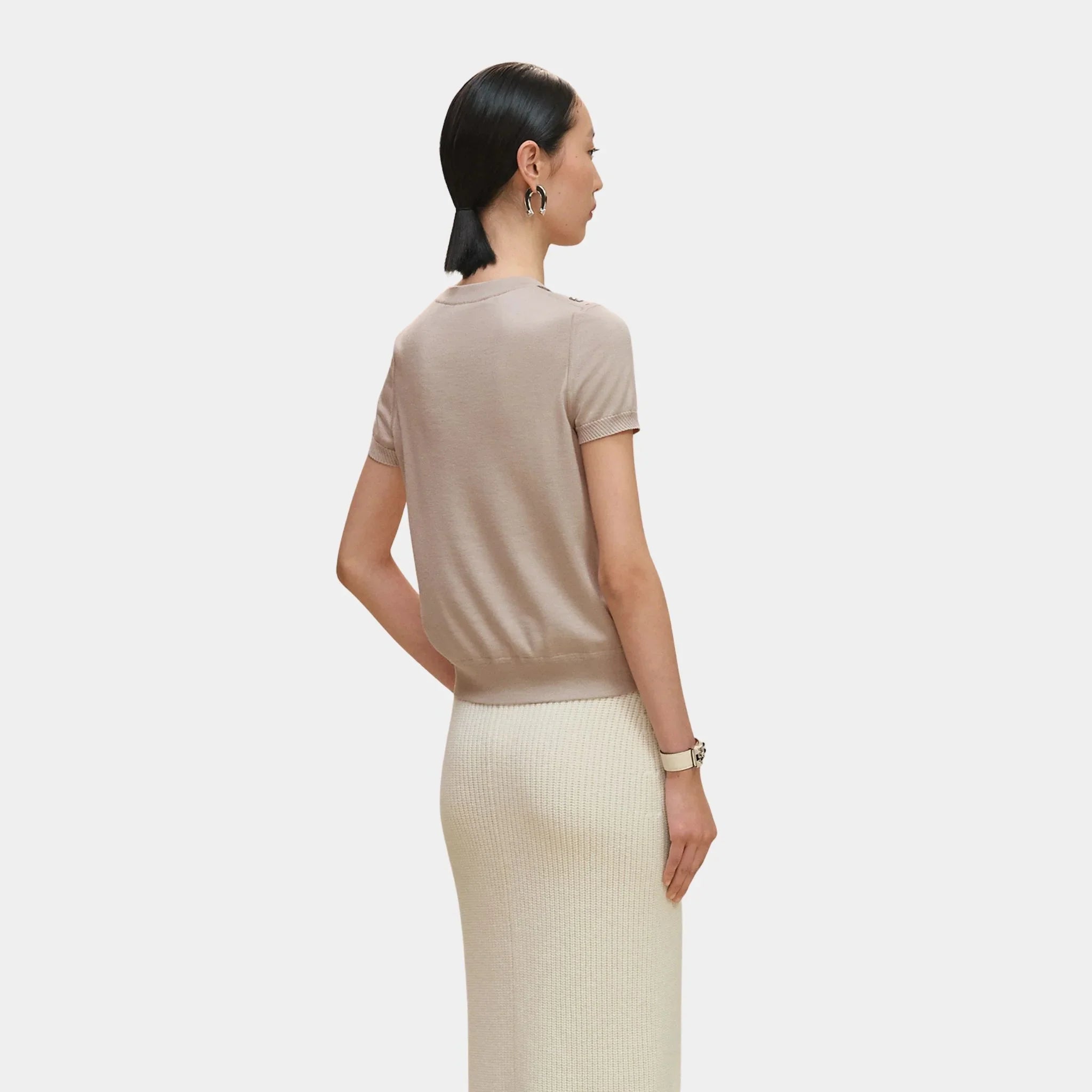 Palefroi Remix Short-sleeve Twillaine Sweater