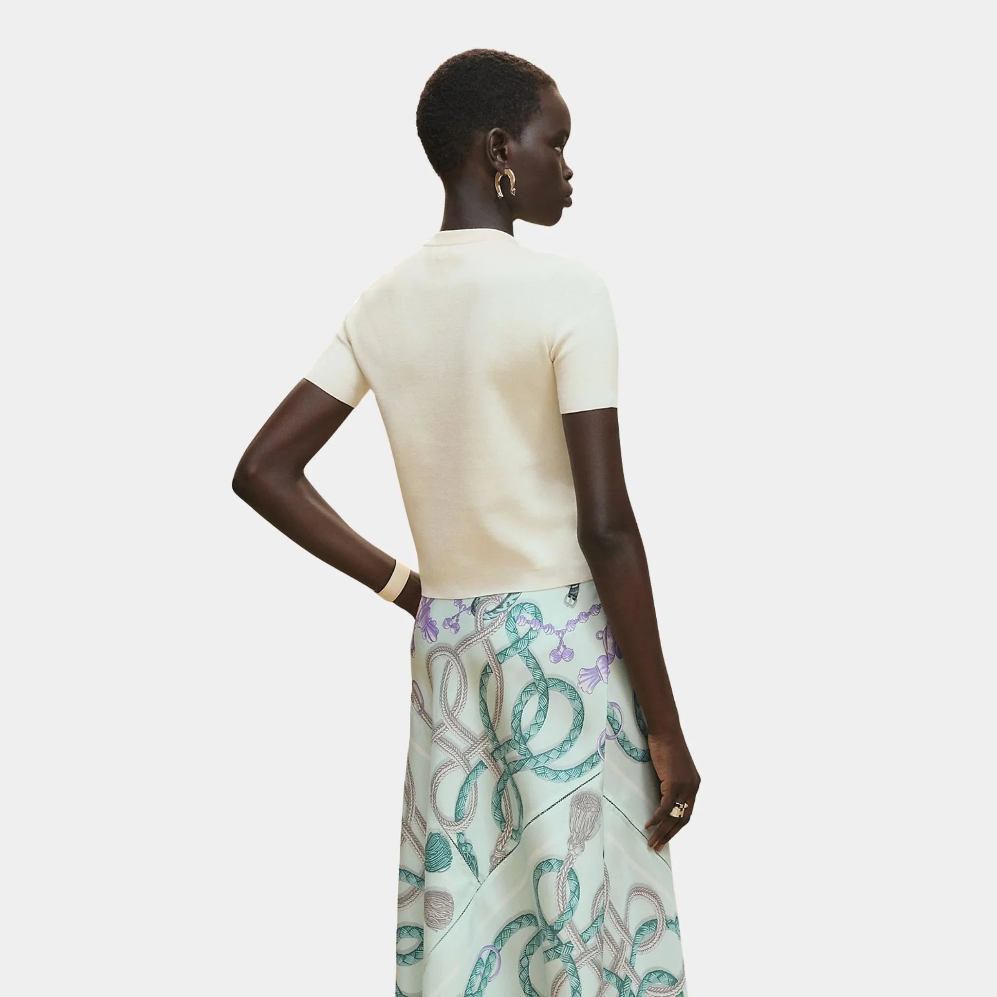 Palefroi Remix Short-sleeve Sweater in Knit