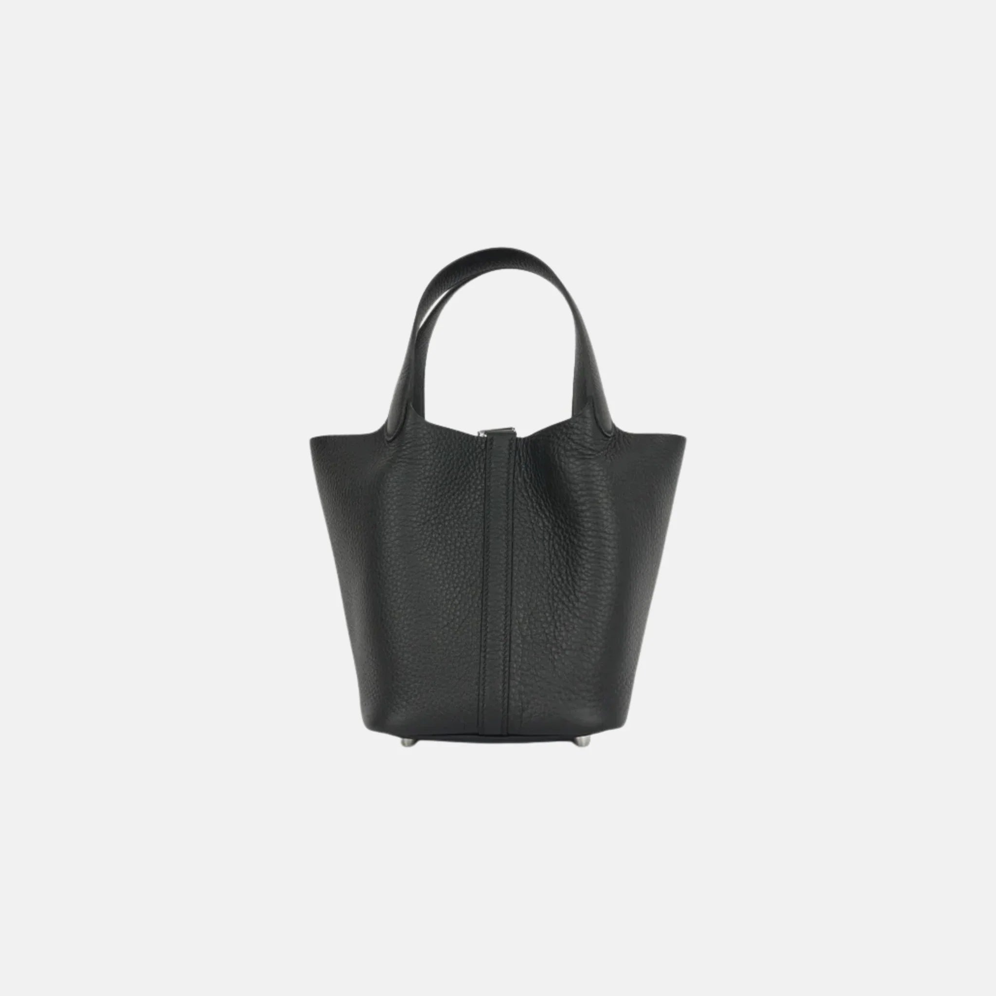 Picotin 18 Noir Clemence Leather PHW