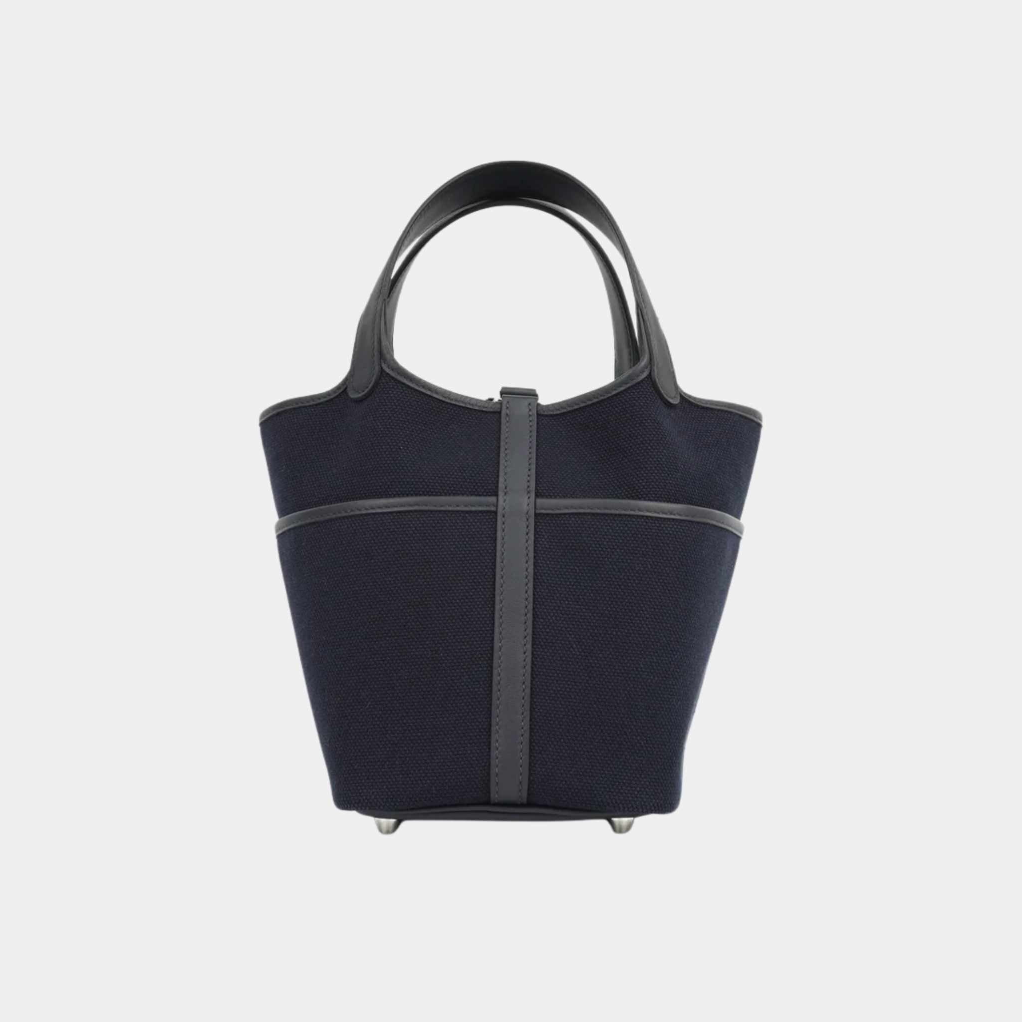 Picotin 18 Toile Goeland-Swift Cargo Bleu Marine/Black PHW