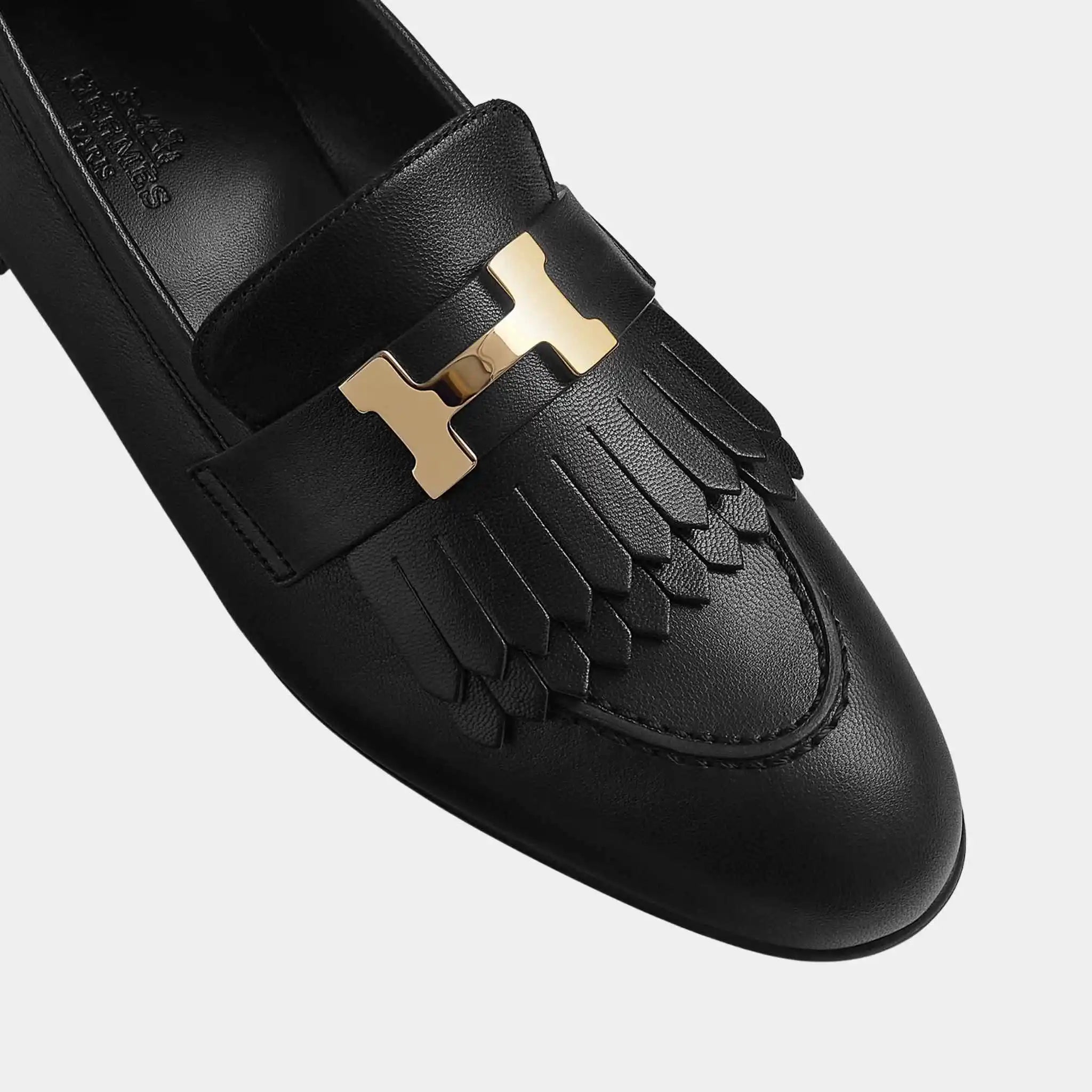 Royal Loafer in Goatskin with Permabrass Plated Buckle