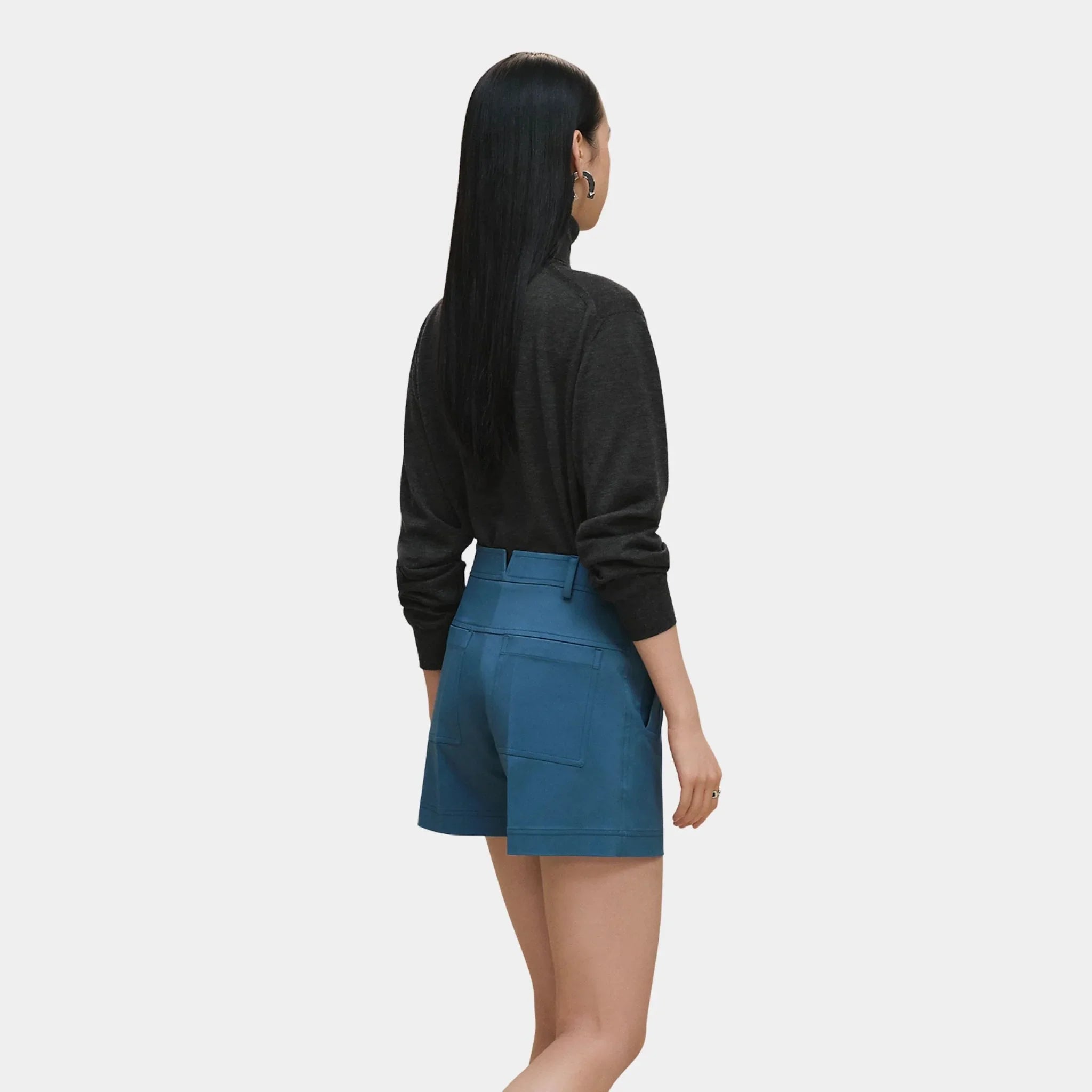 Shorts in Double Stretch Cotton Twill