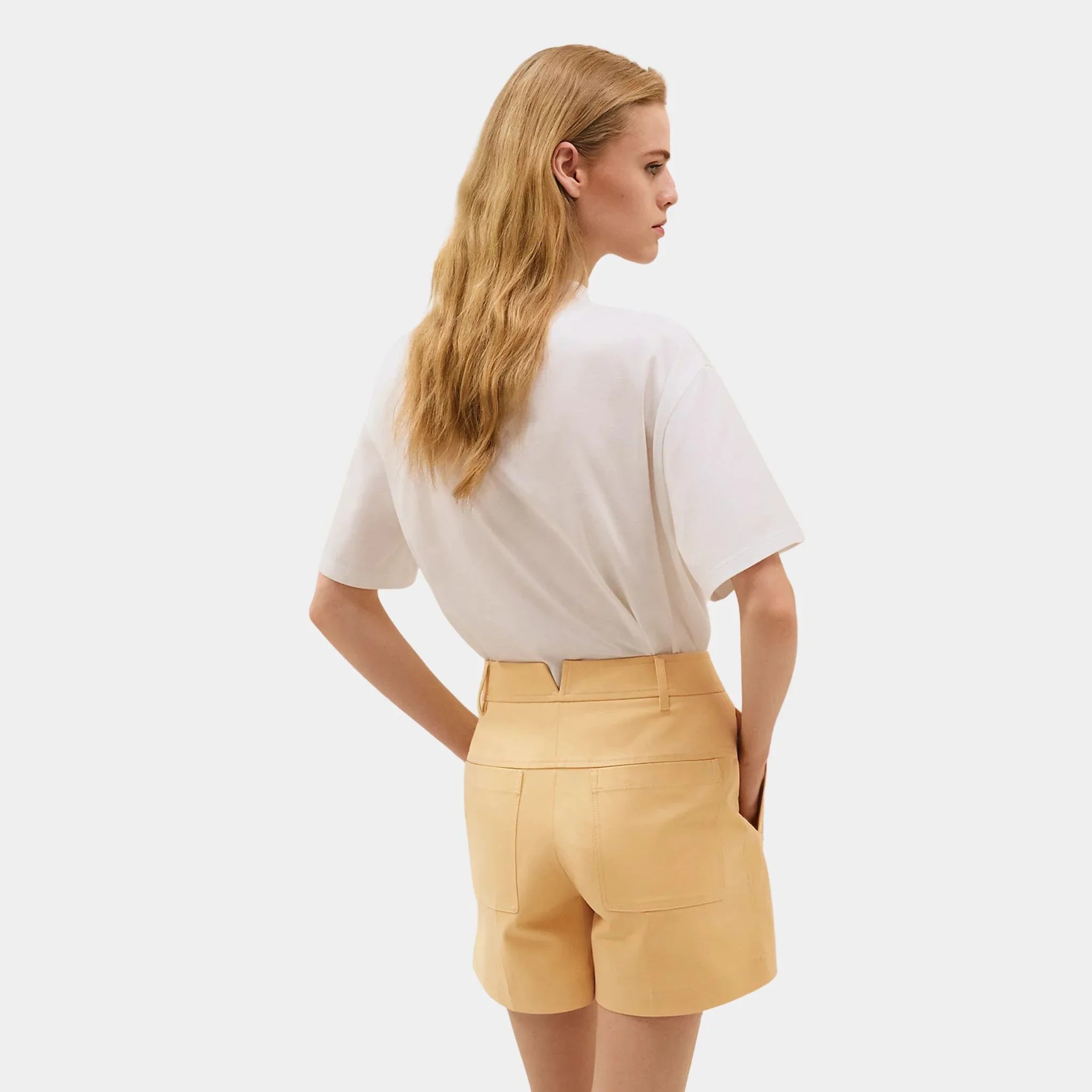 Shorts in Double Stretch Cotton Twill