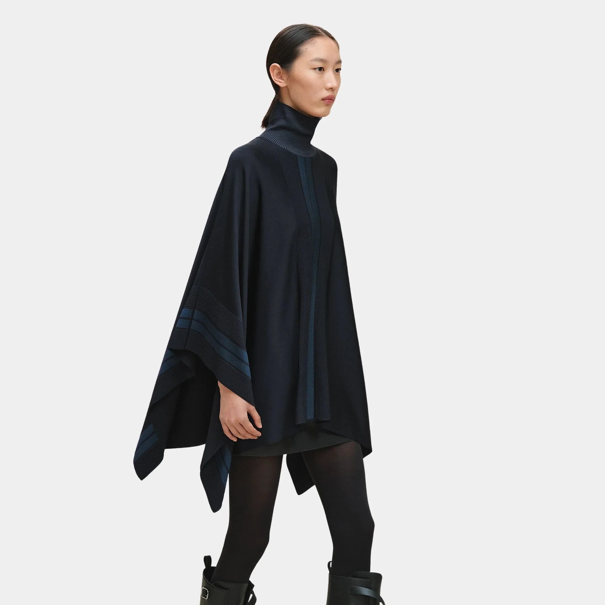 Two-tone Poncho